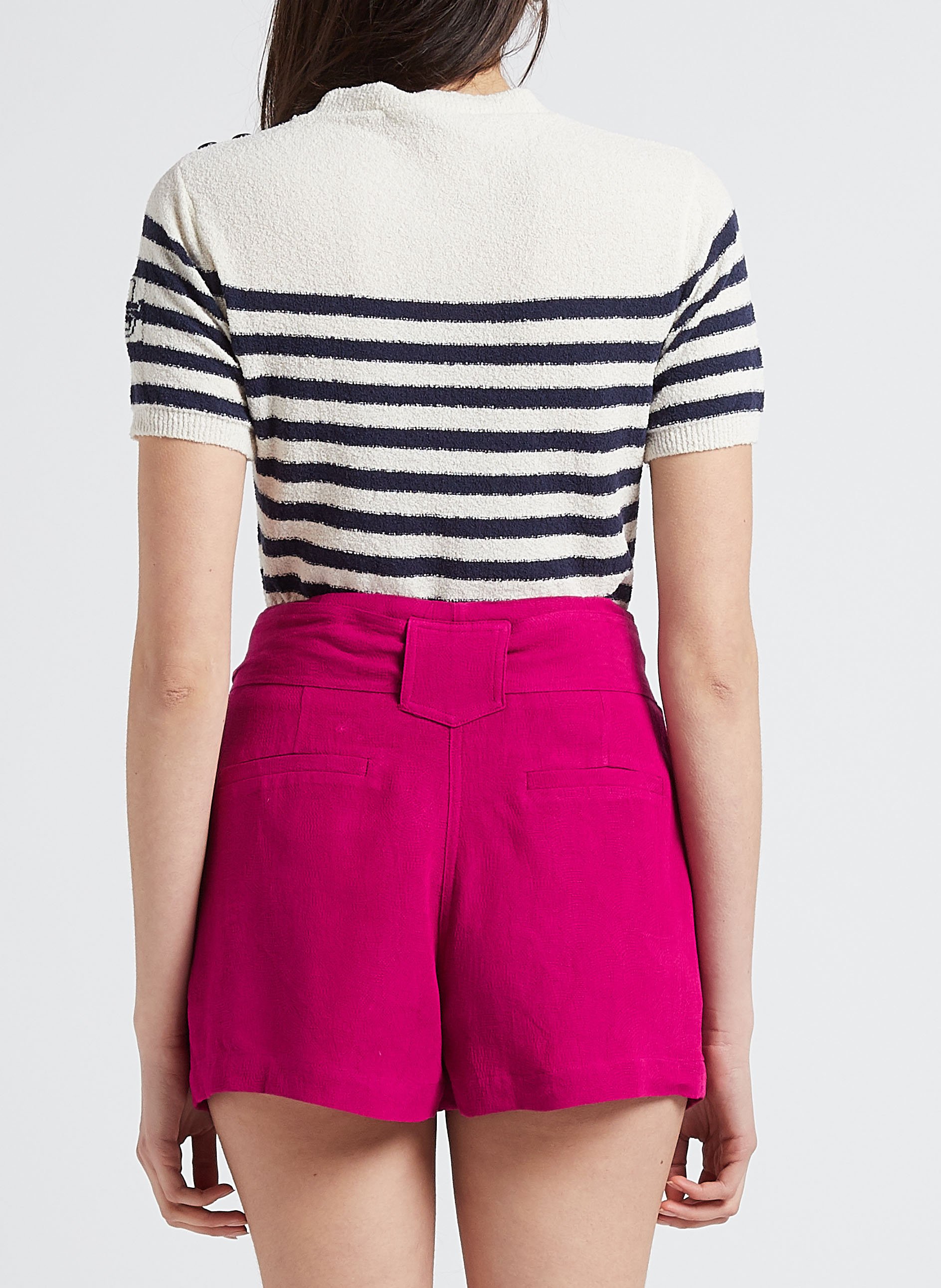 Gerade geschnittener Matrosenpullover mit Rundhalsausschnitt LA PETITE FRANCAISE Blau