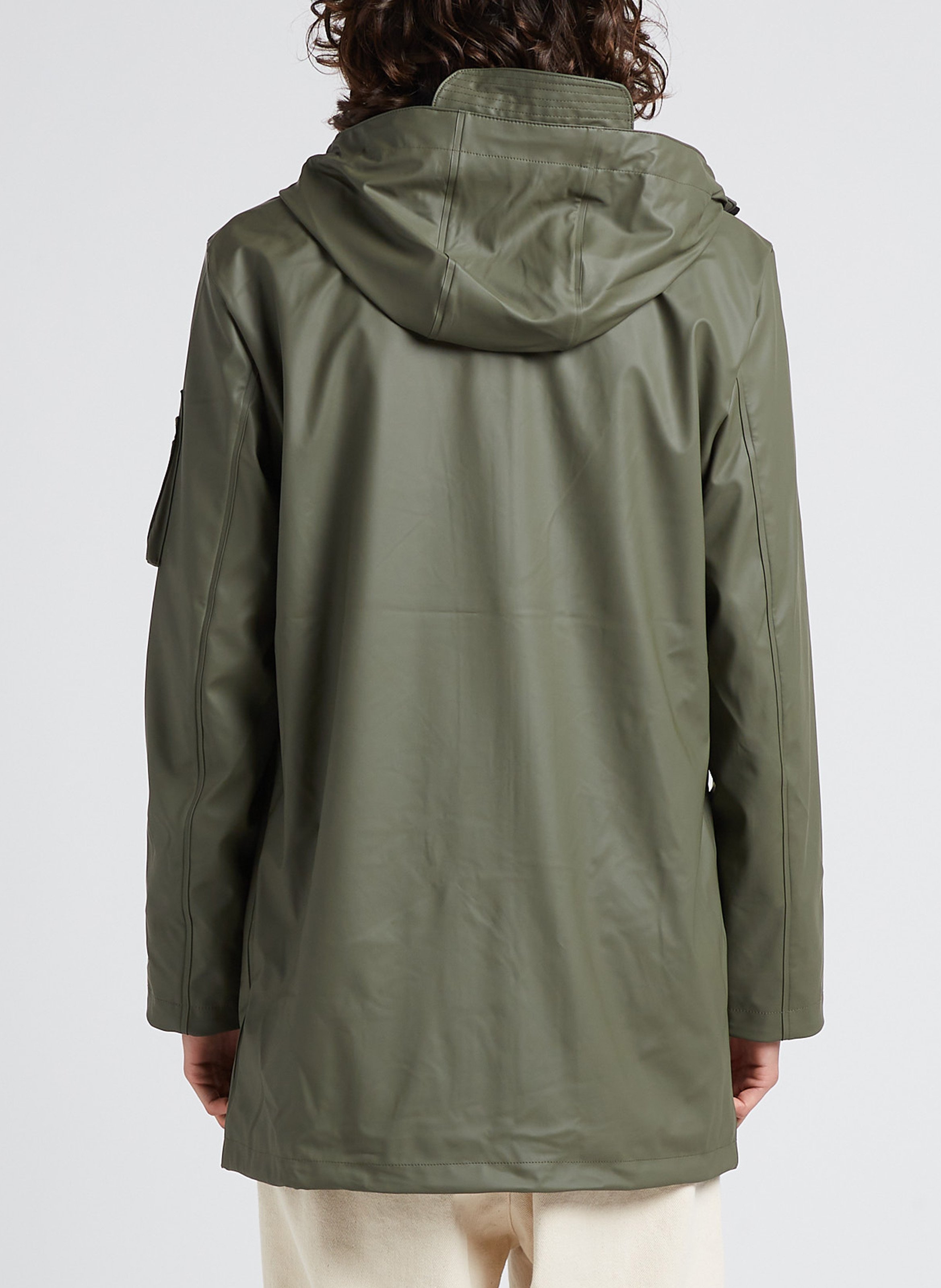 Regenjacke mit Kapuze BOMBERS ORIGINAL Khaki