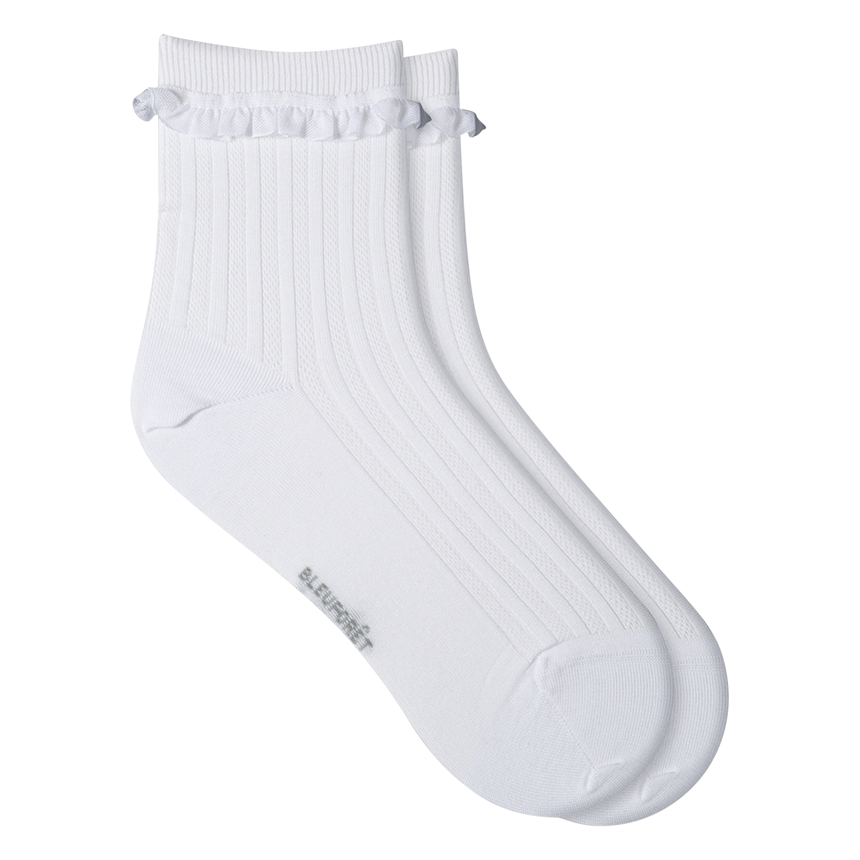 Chaussettes en coton mélangé BLEUFORET Blanc