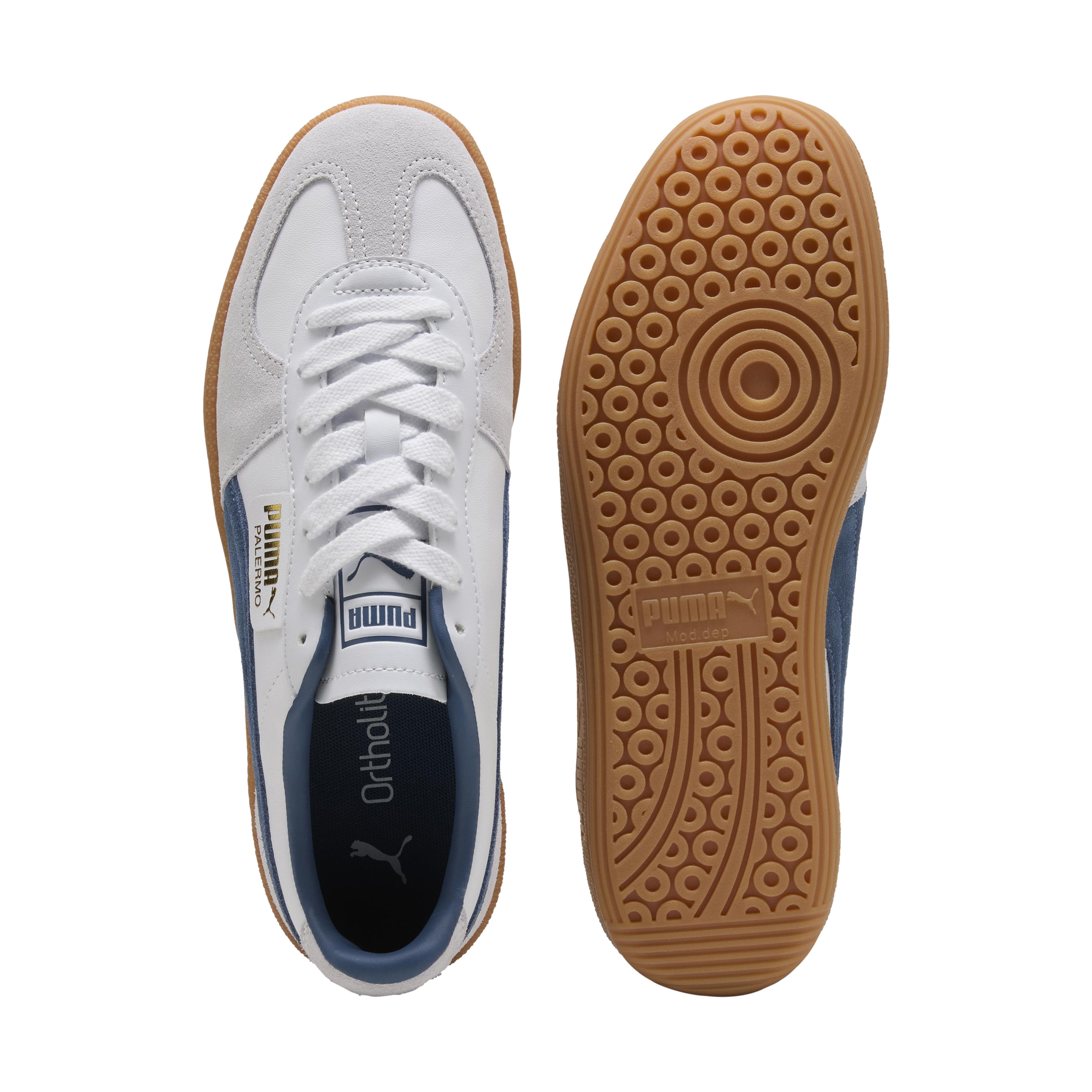 Low leather sneaker Palerma LTH PUMA White