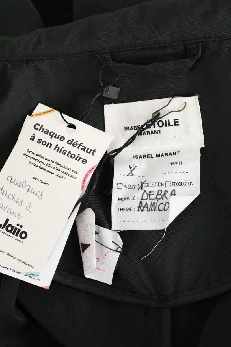 Trench coat ISABEL MARANT ÉTOILE - SECONDE MAIN Black