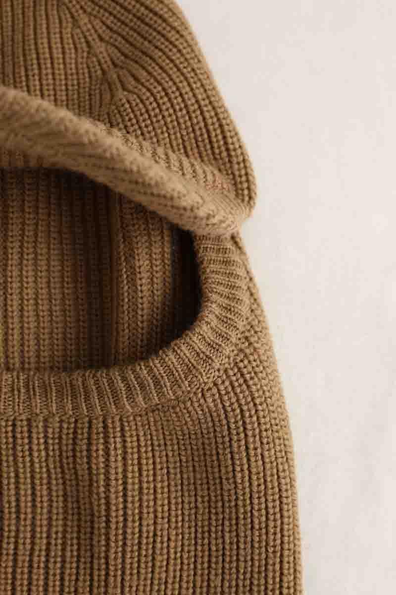 Casquette cagoule LACOSTE - SECONDE MAIN Brown