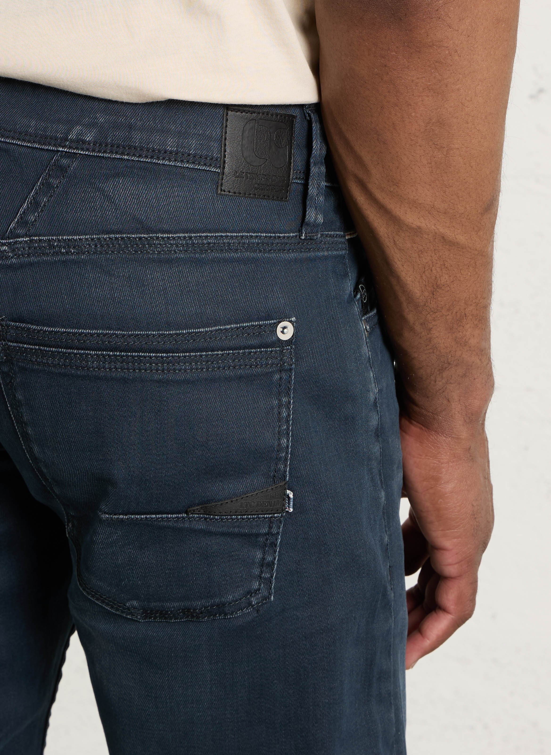 High Waist Slim Fit Jeans LE TEMPS DES CERISES Blau