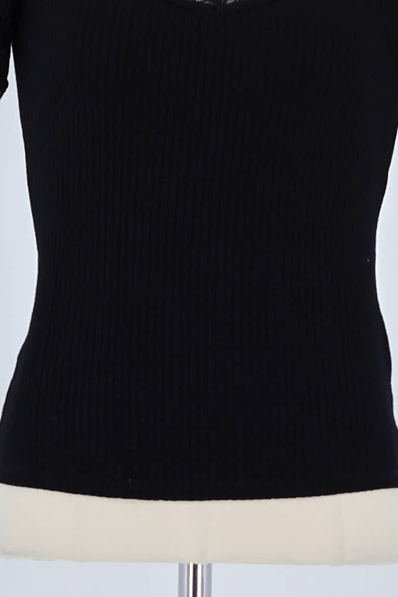 T-shirt ROUJE - Seconde Main Black