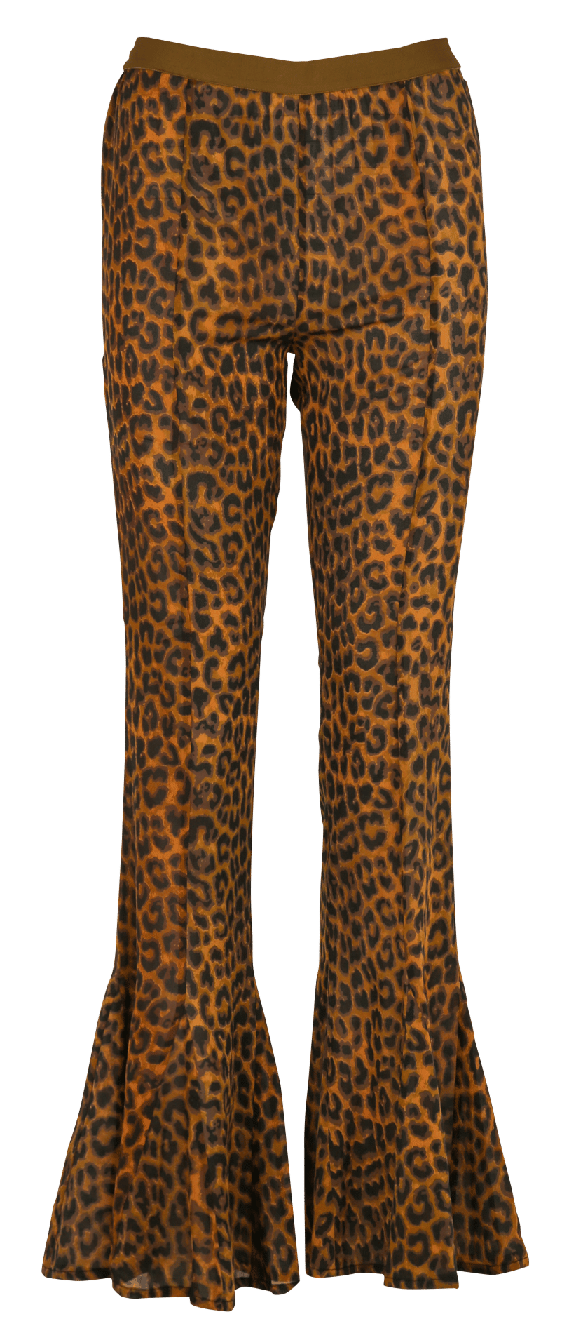 Broek met luipaardprint in zijde MES DEMOISELLES Veelkleurig