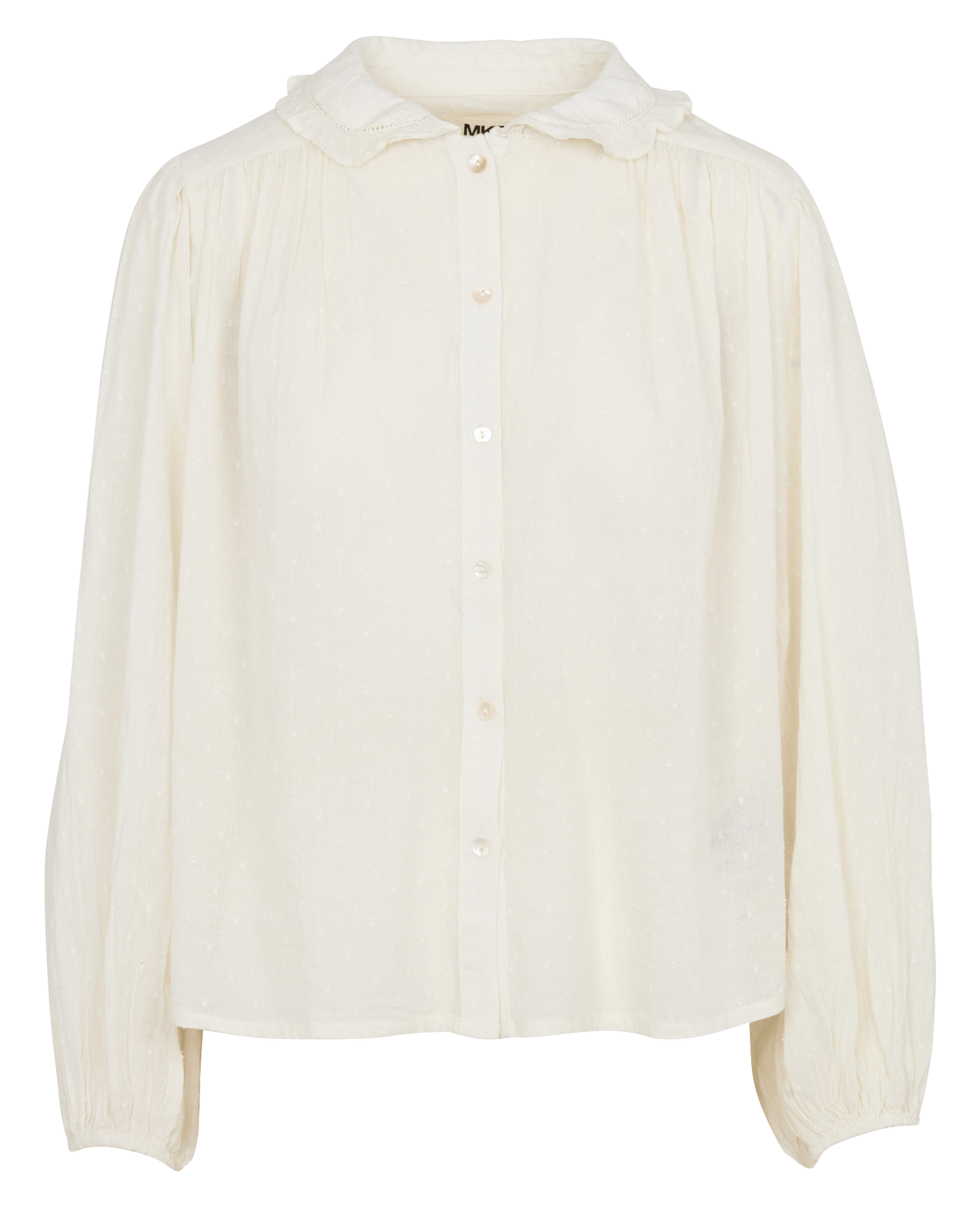 Chemisier ample et fluide en coton MKT Beige