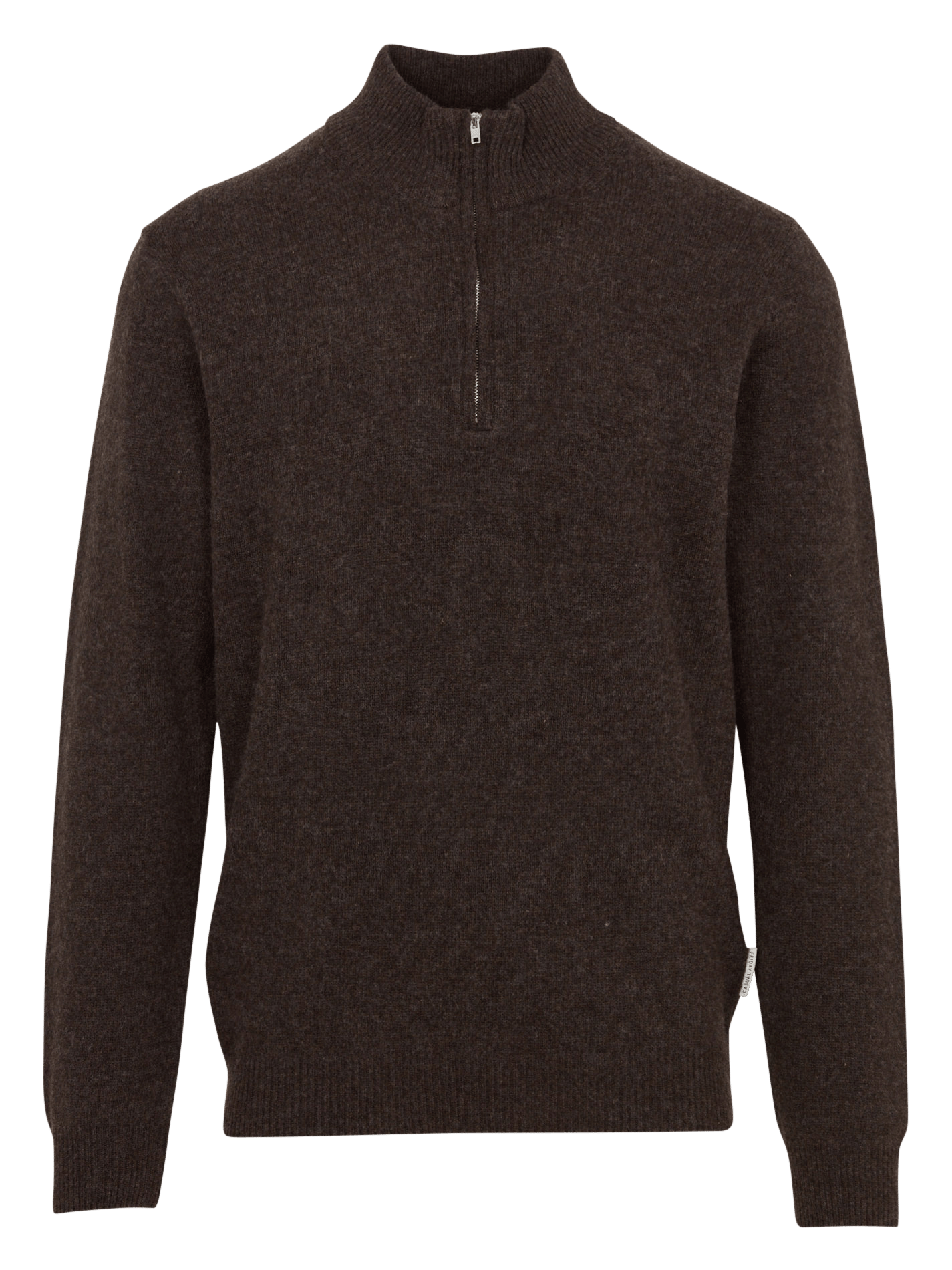 Gerade geschnittener Pullover aus Wollmix mit Stehkragen CASUAL FRIDAY