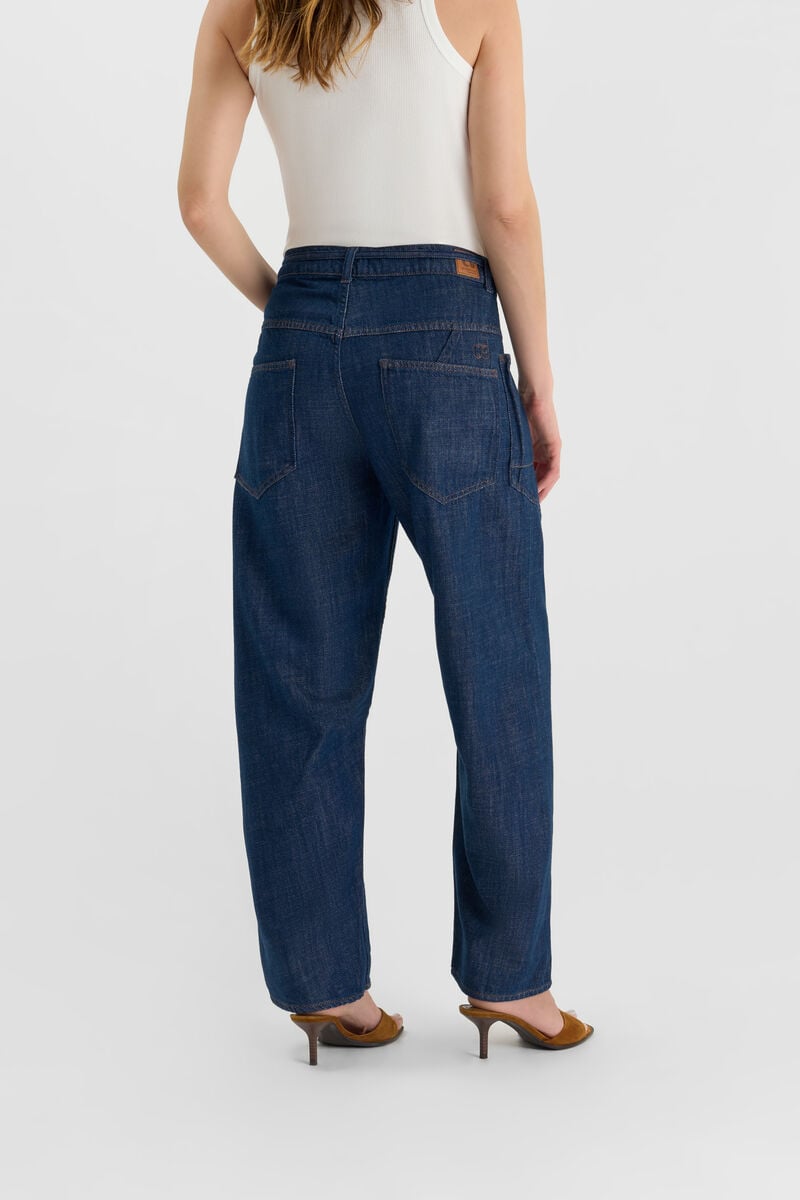 Loose-fit zip jeans LE TEMPS DES CERISES Blue