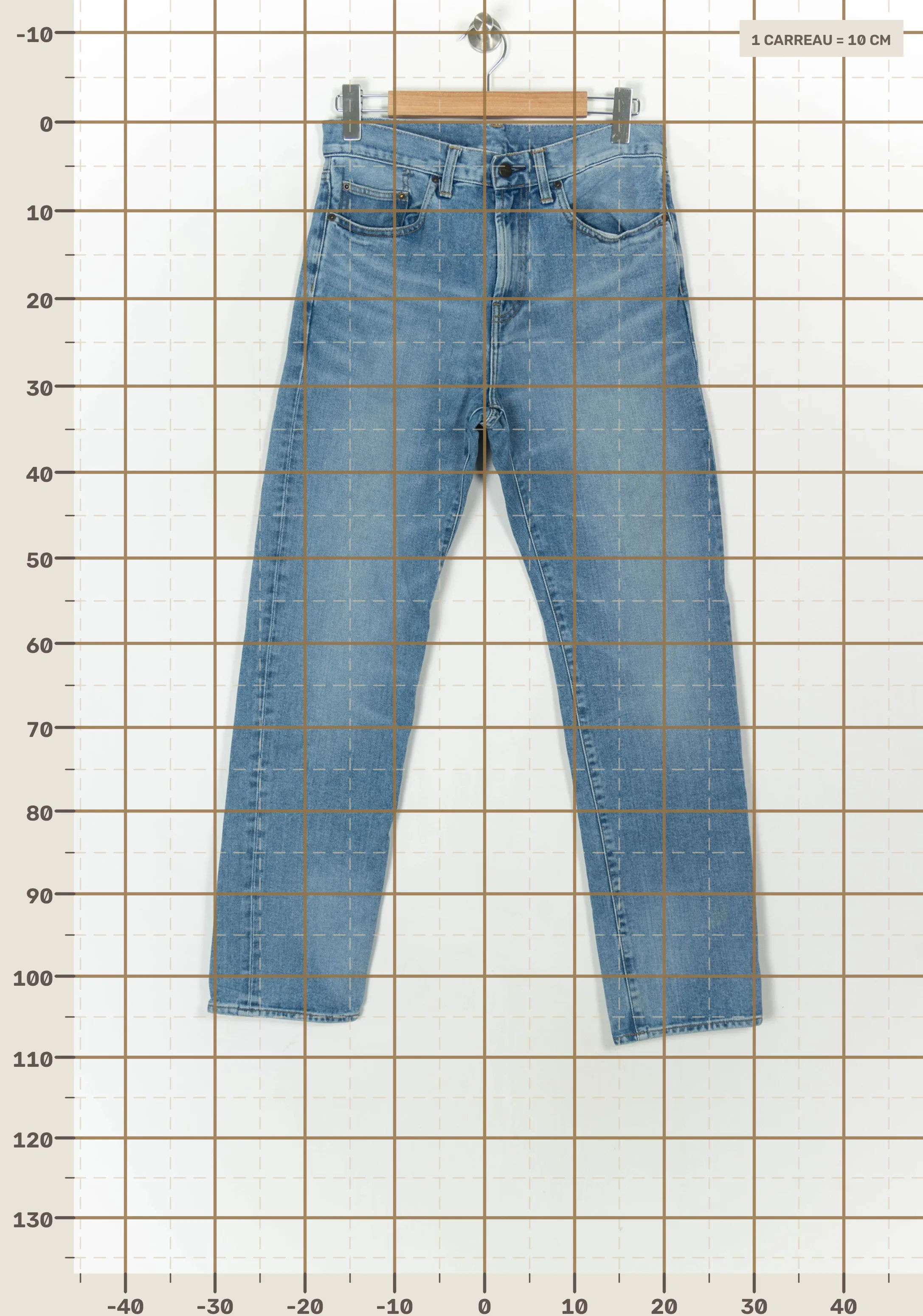 Jeans CARHARTT - SECONDE MAIN Blue