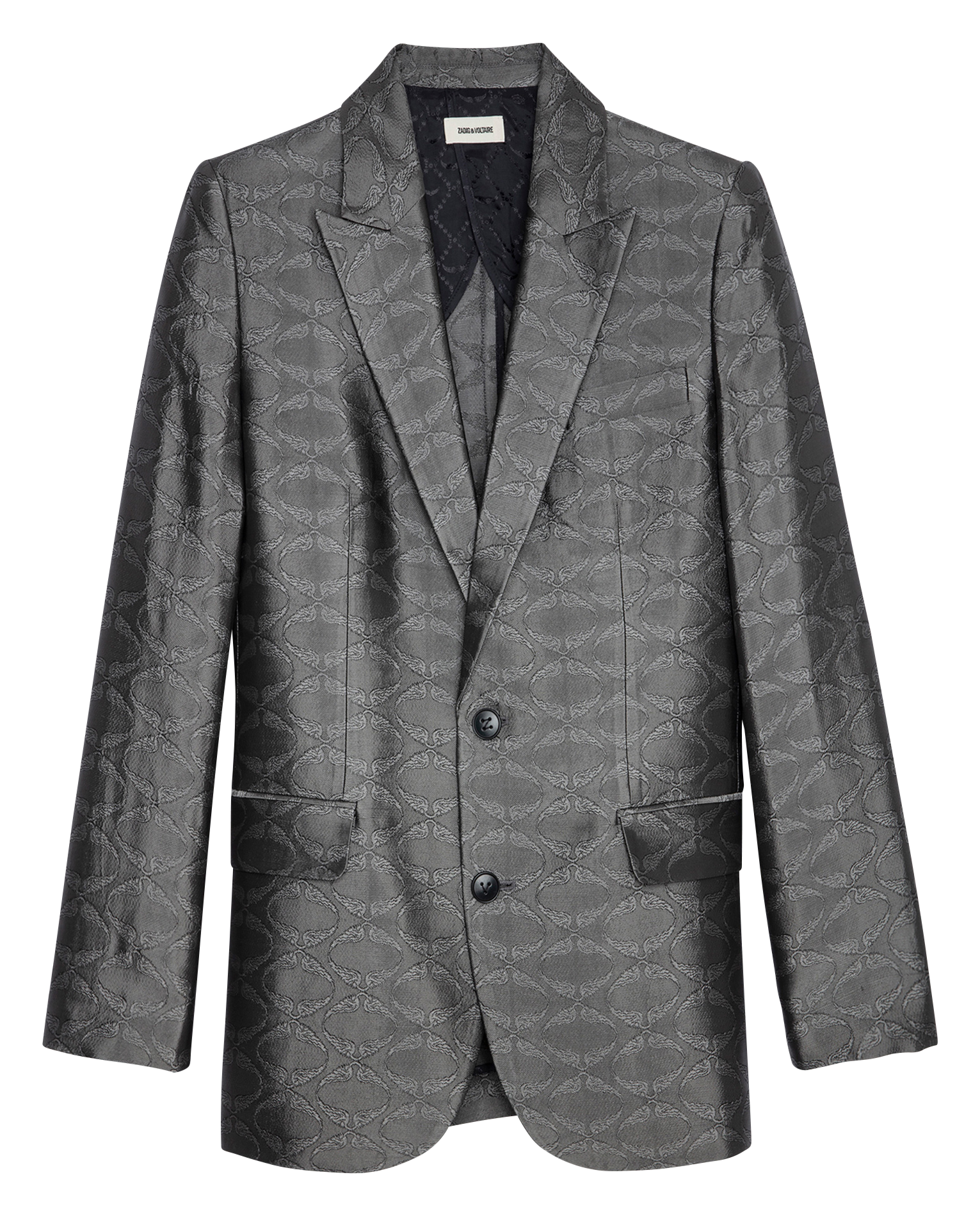 Blazer imprimé jacquard ailes  ZADIG&VOLTAIRE Gris