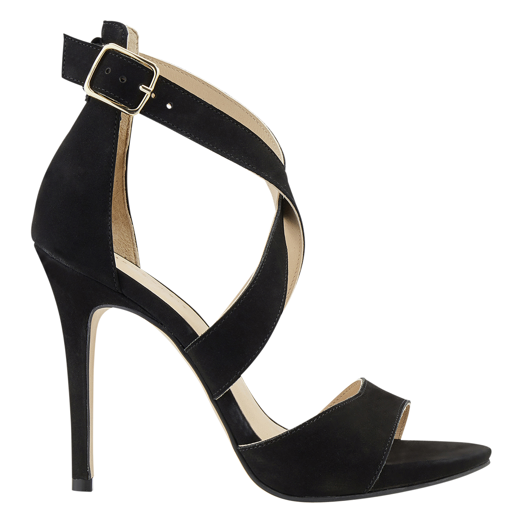 Ledersandalen mit hohem Absatz COSMOPARIS