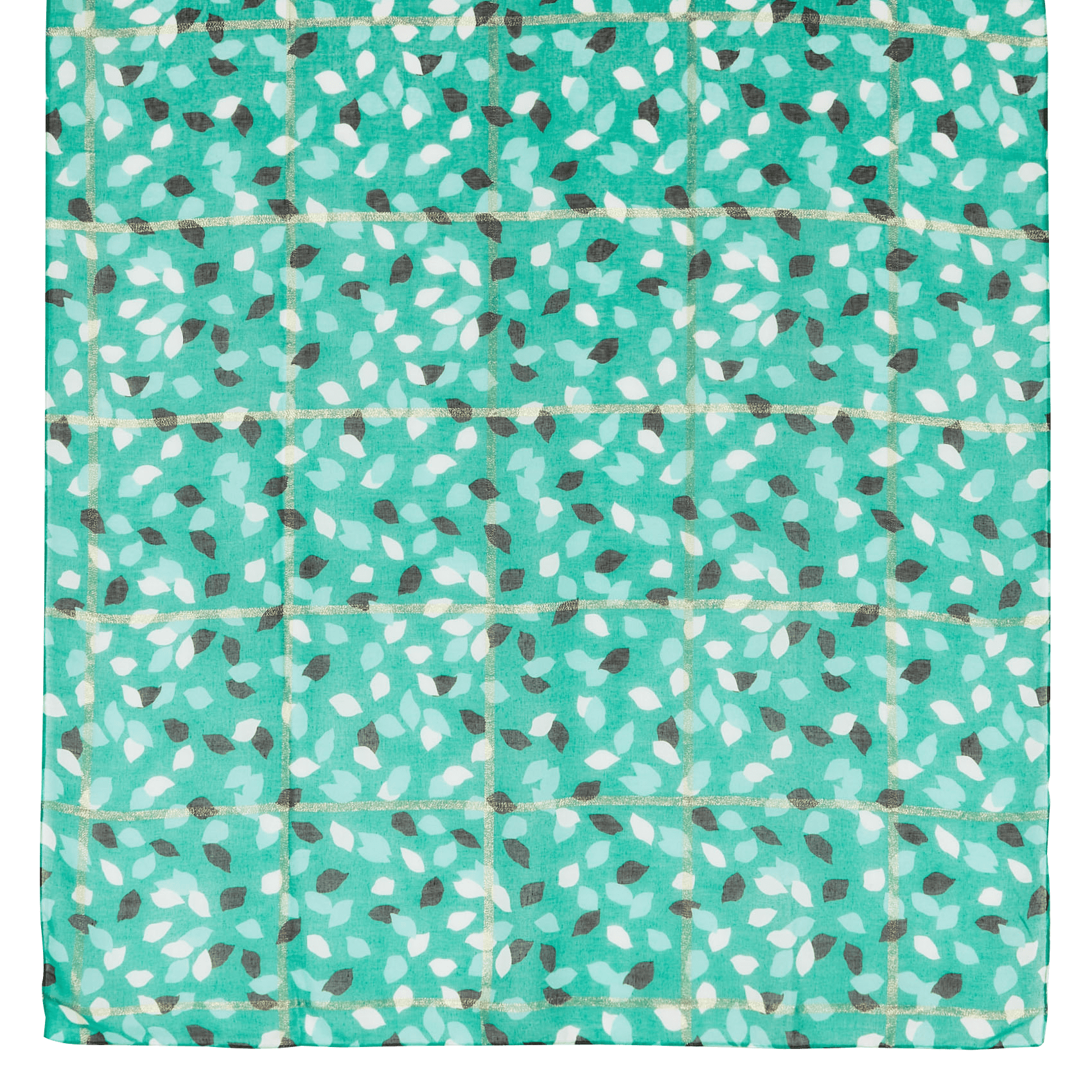 Floaty scarf with metallic stripes PIECES