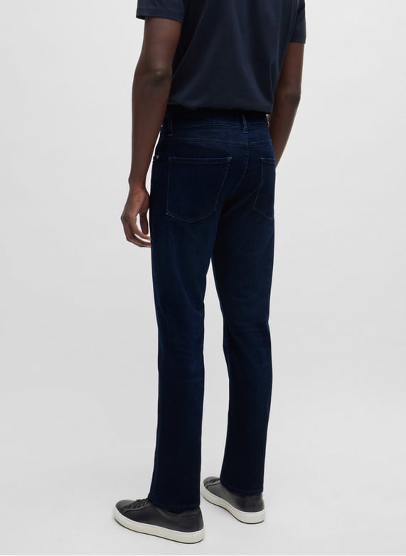 Slim-fit cotton blend jeans | Blue by BOSS Slim-fit cotton blend jeans Blue