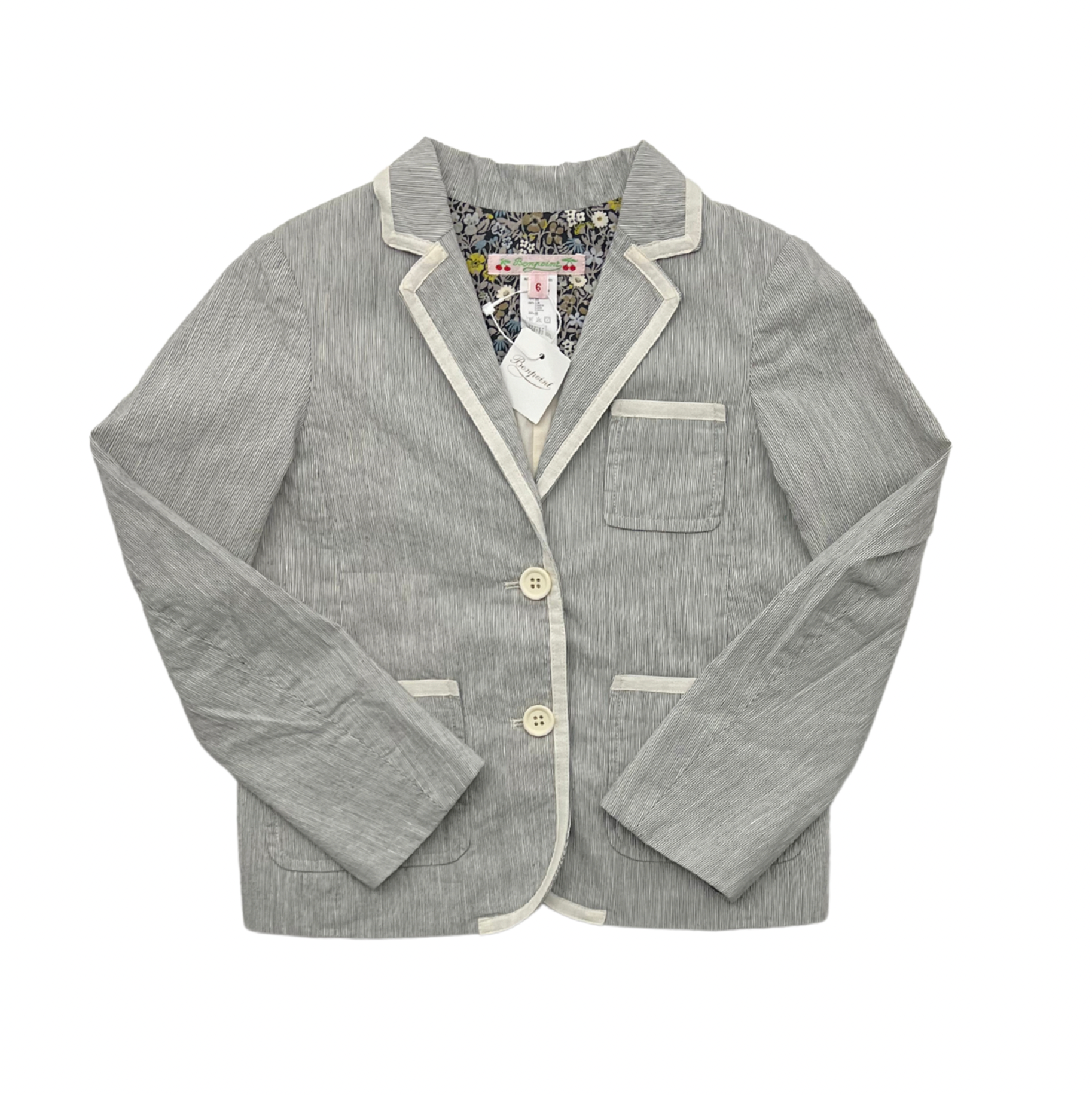 White Kids Jacket - 6 years BONPOINT - Seconde Main White