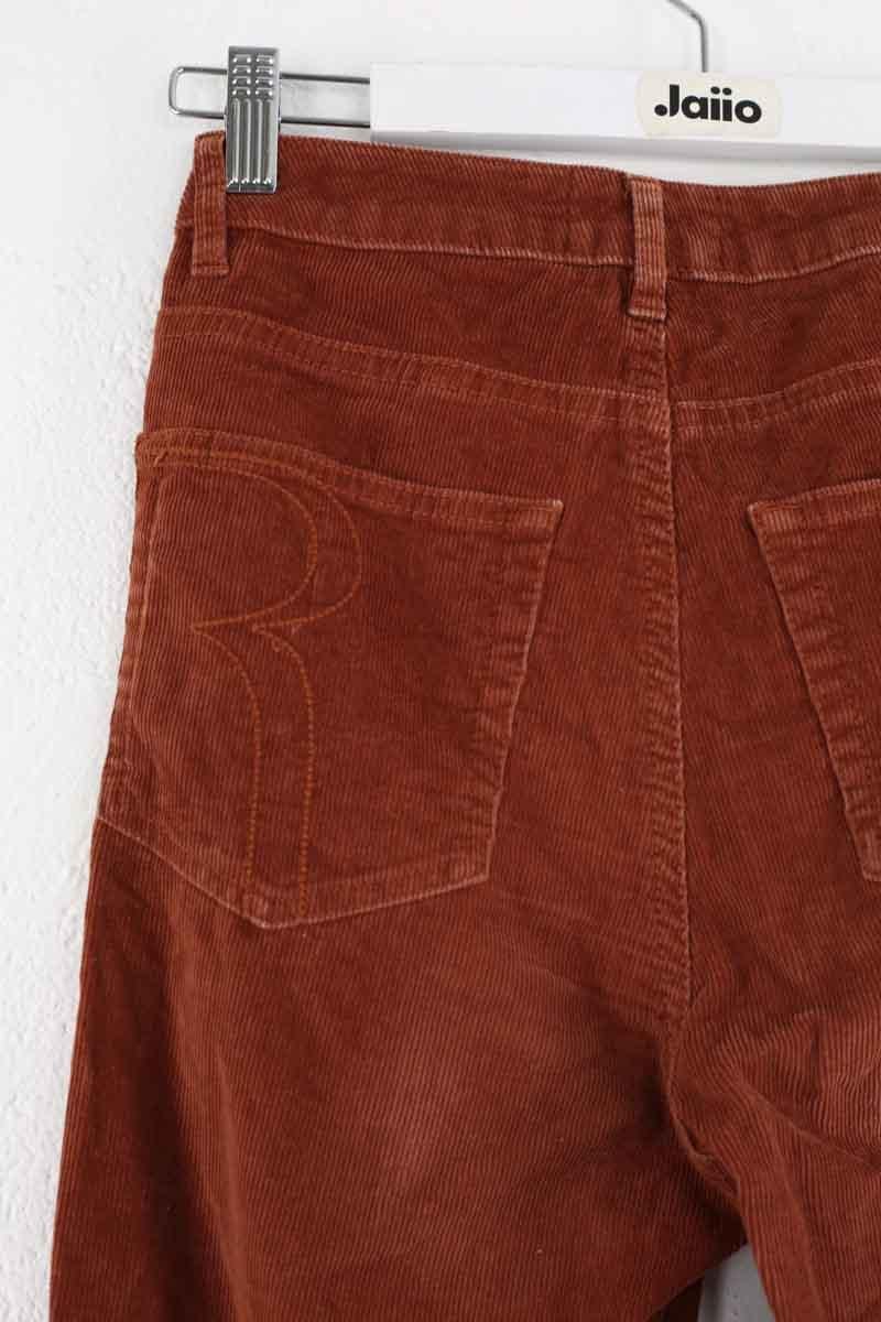 Slim-fit cotton cargo pants ROUJE - Seconde Main Brown