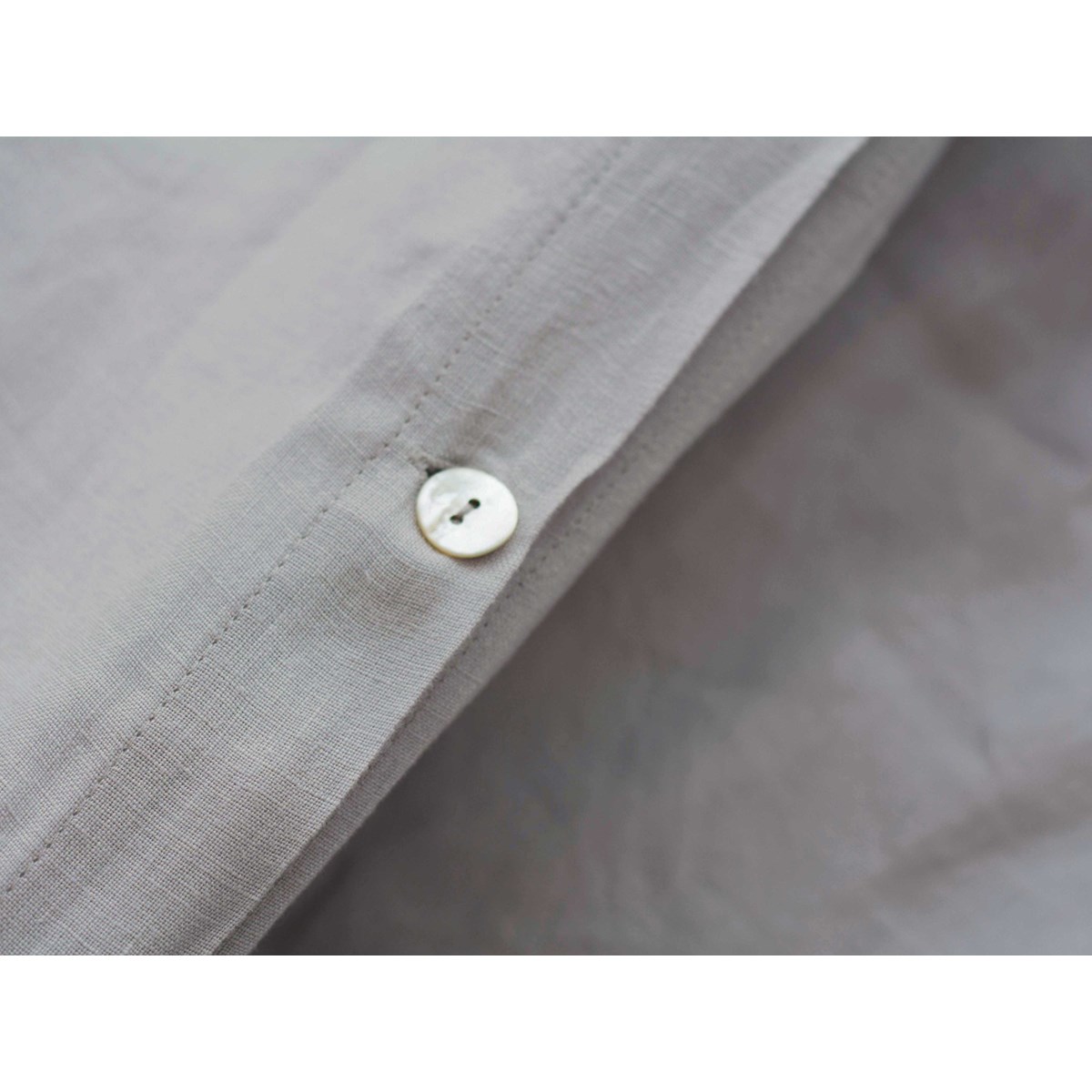 Linen duvet cover TODAY LINGE DE MAISON Grey