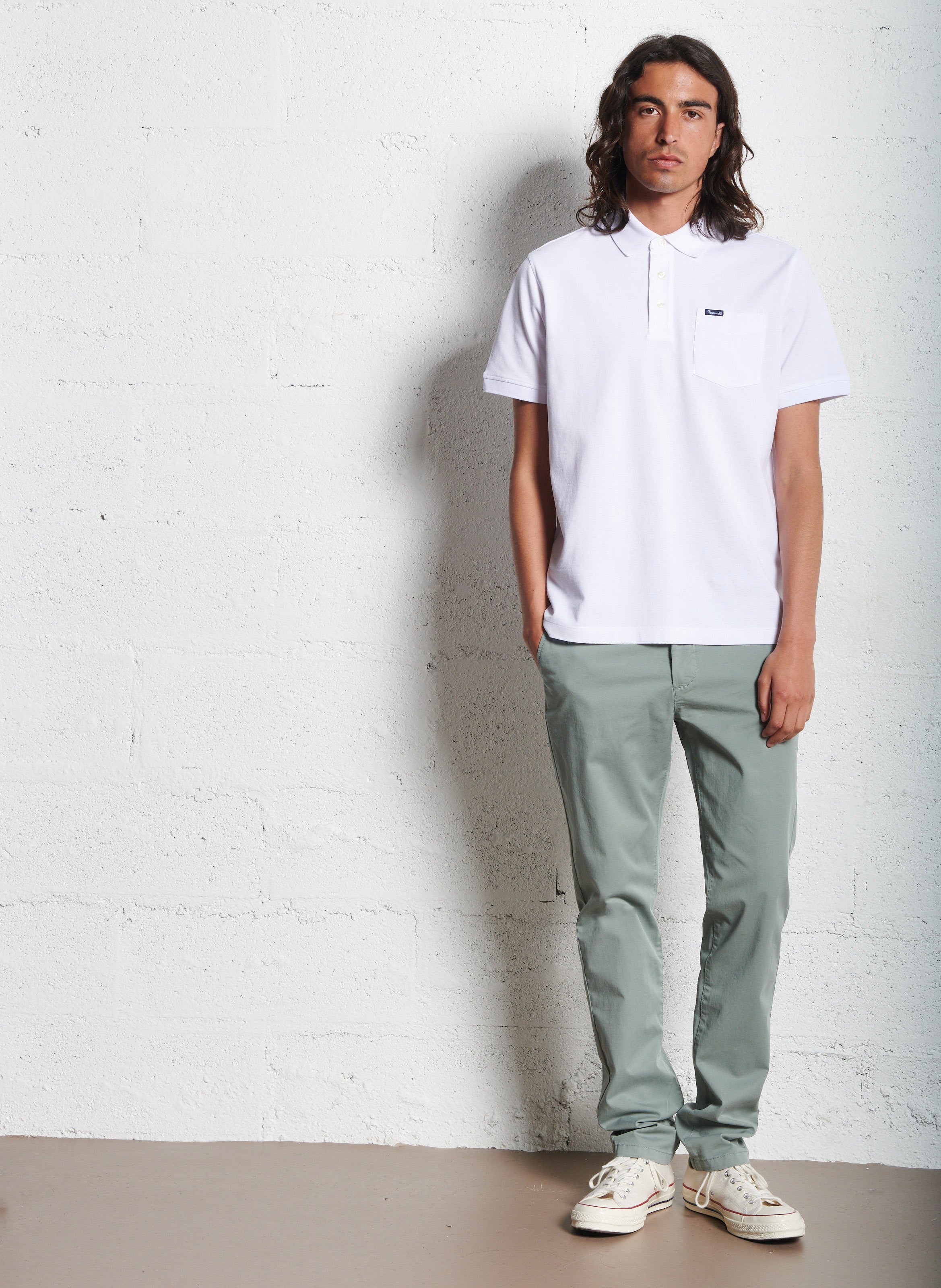 Bucket Hat aus Baumwoll-Mix IKKS Blau