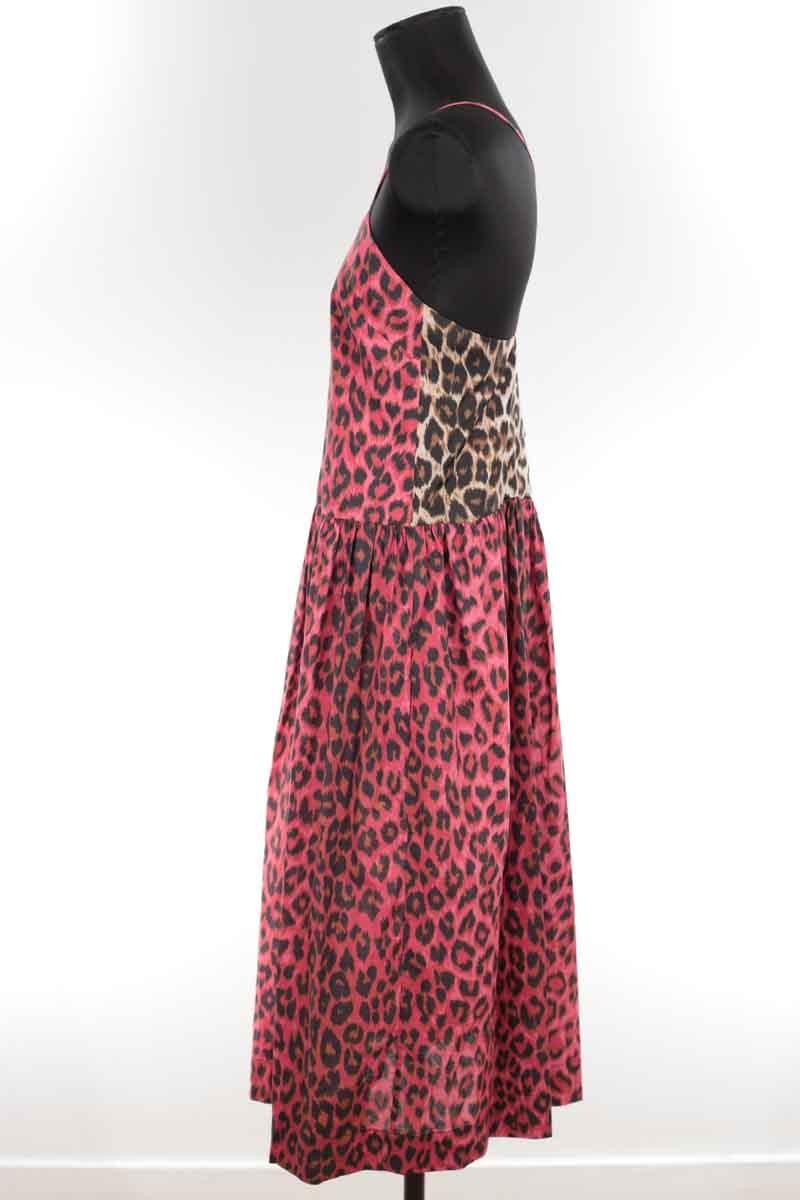 Cotton dress LA PRESTIC OUISTON- Seconde Main Pink