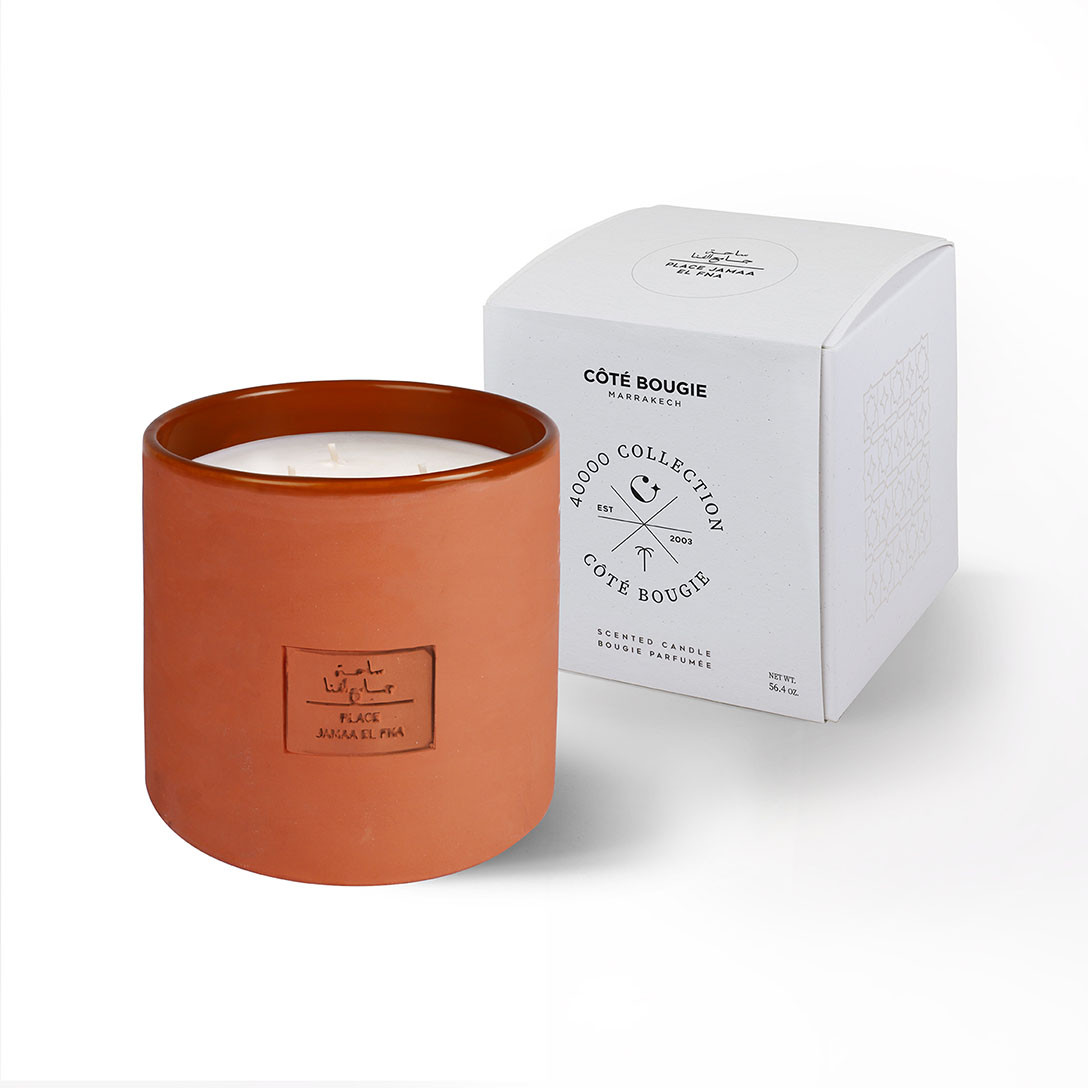 Bougie jamaa el fna COTE BOUGIE Marron