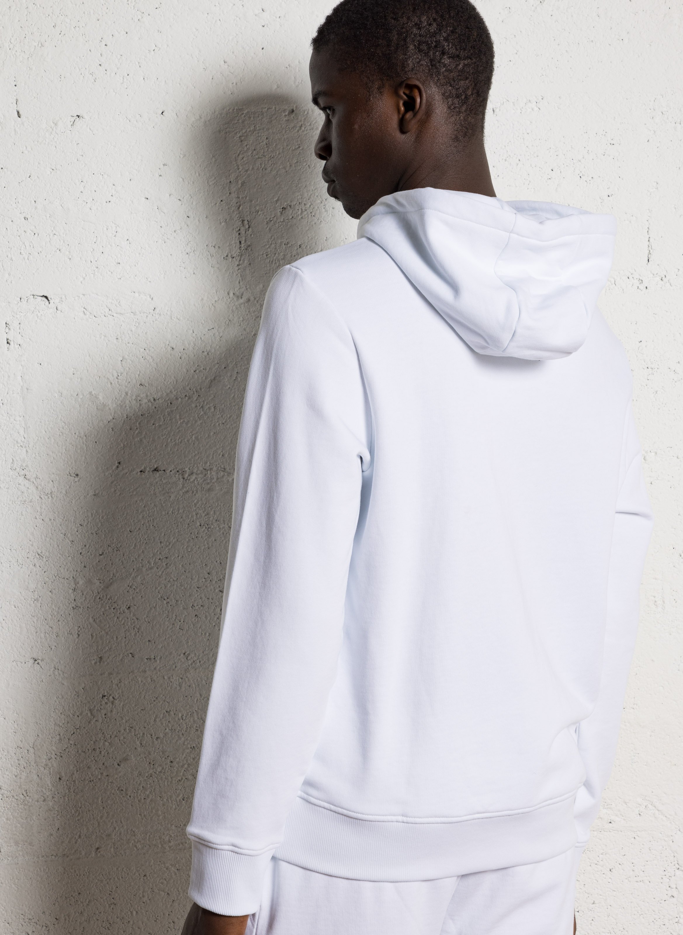 Sweat col rond à capuche NAPAPIJRI Blanc