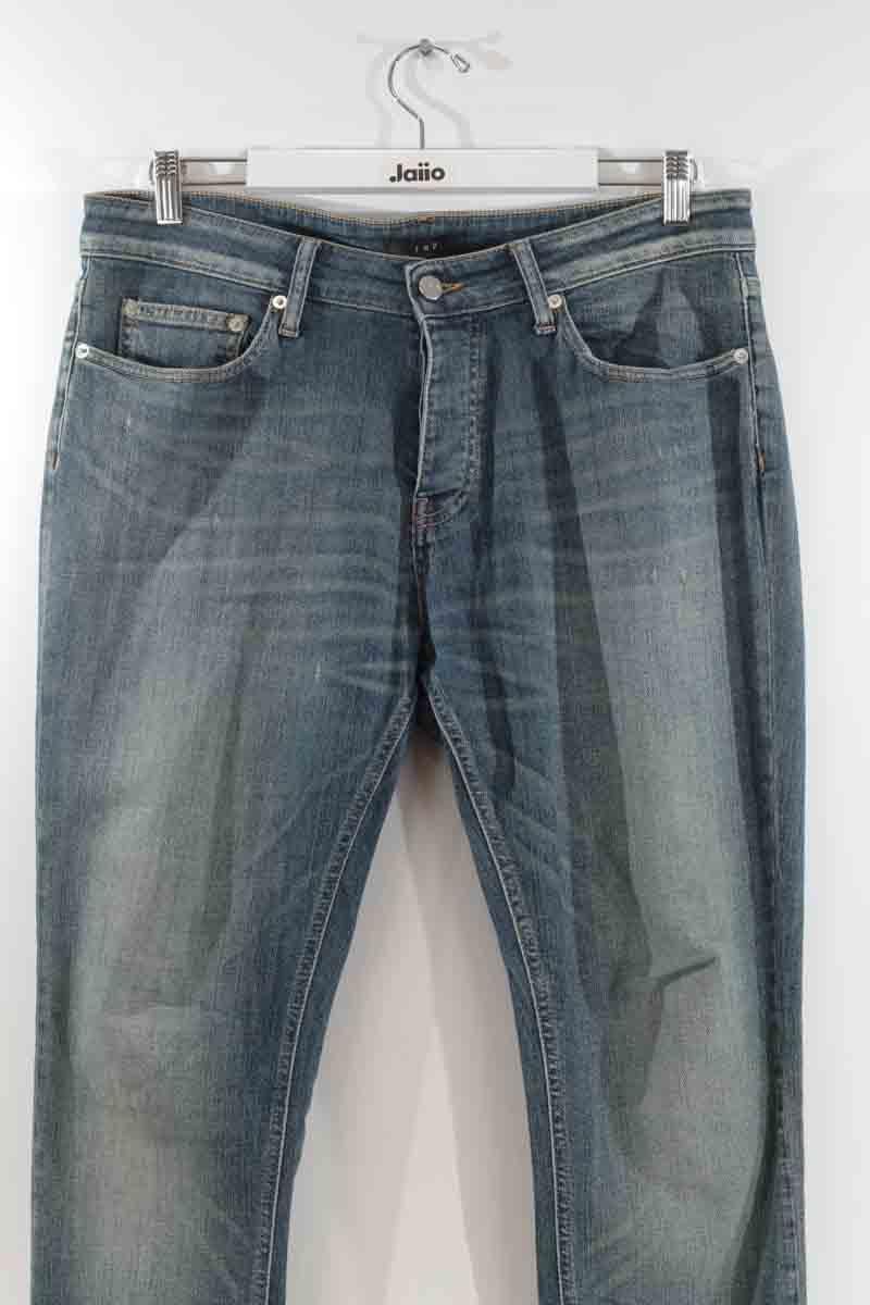 Cotton straight jeans IRO - Seconde Main Blue