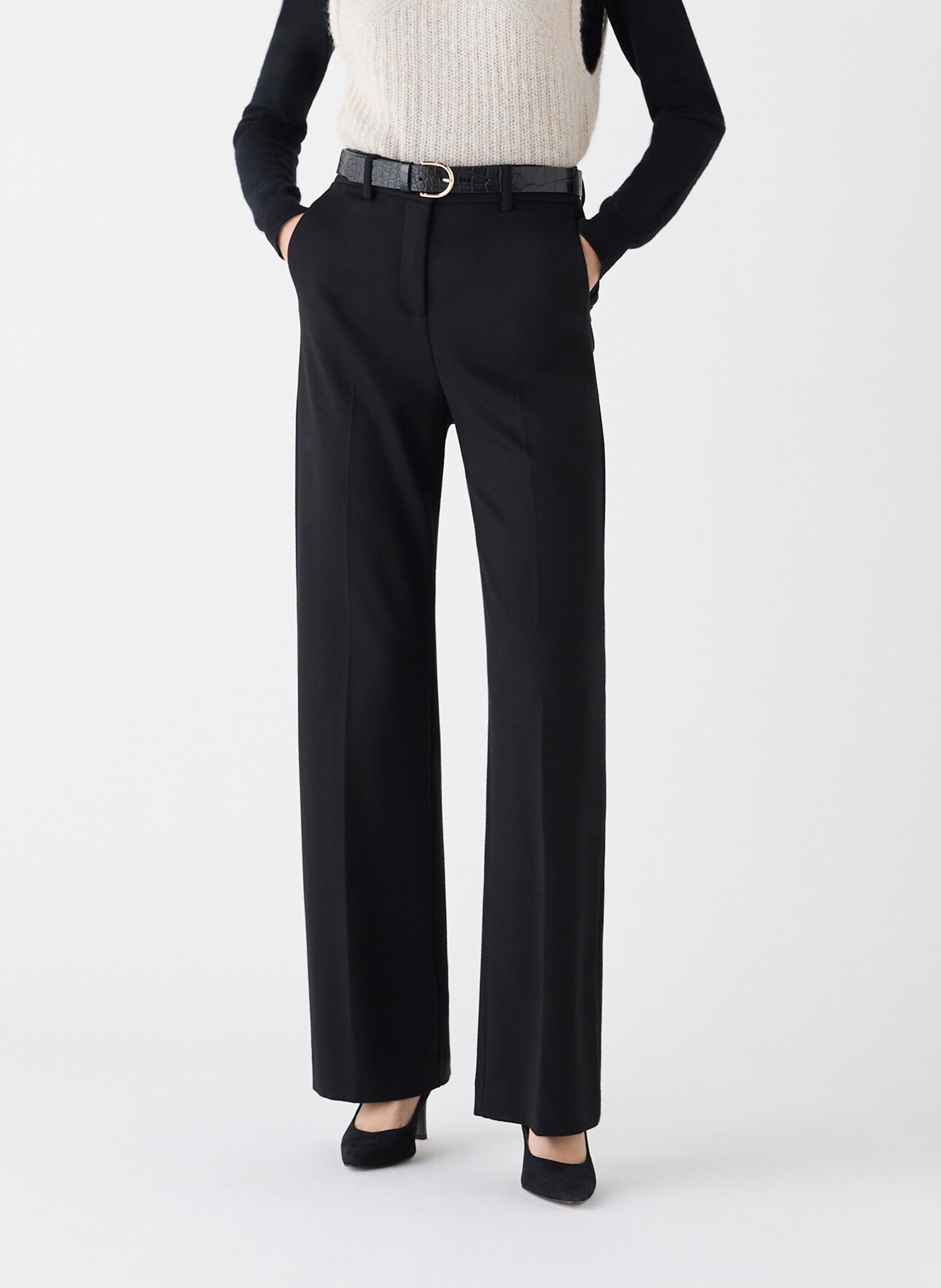 Carrot trousers CAROLL Black