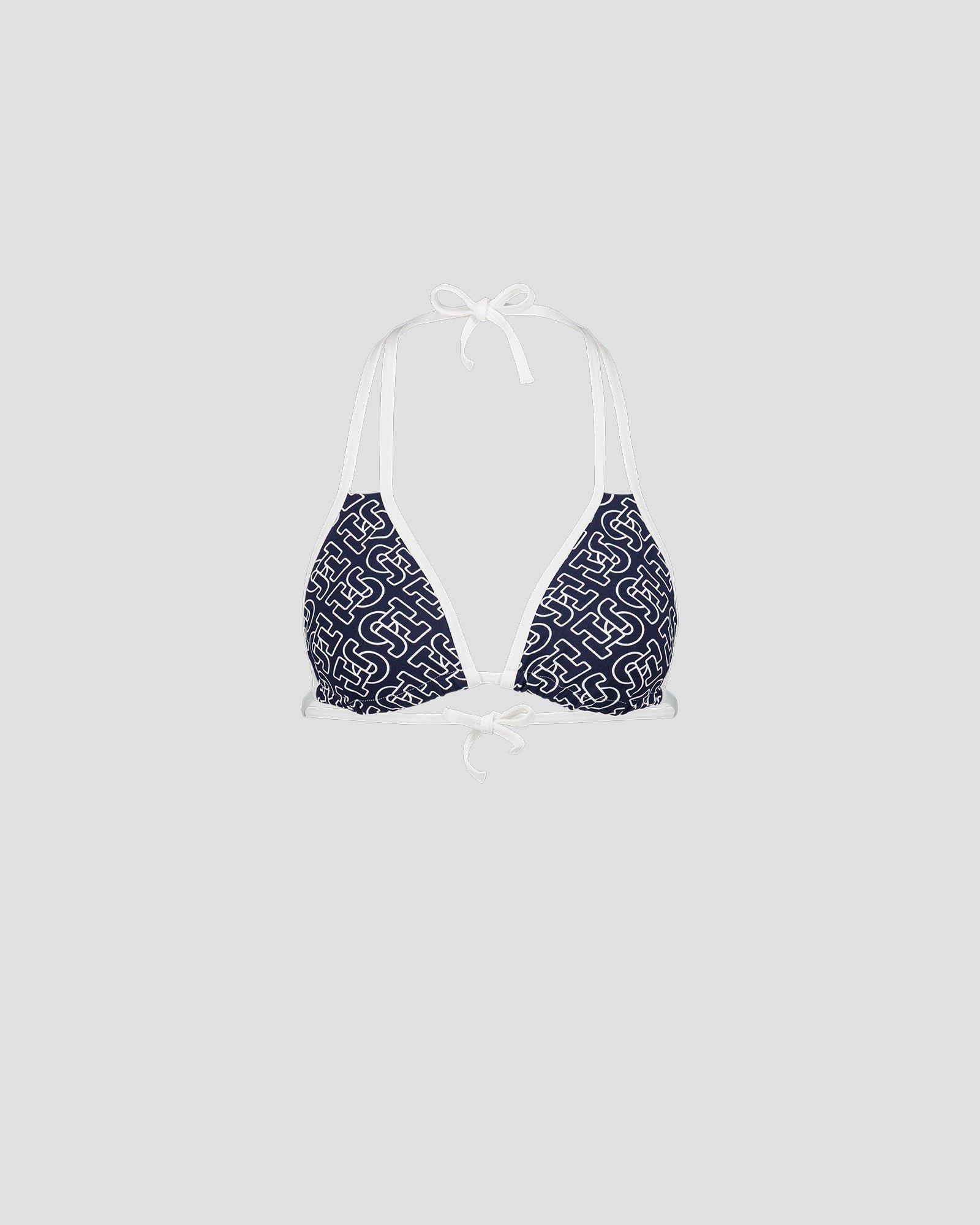 Haut de maillot de bain triangle mono maddie monogram top JOTT Bleu