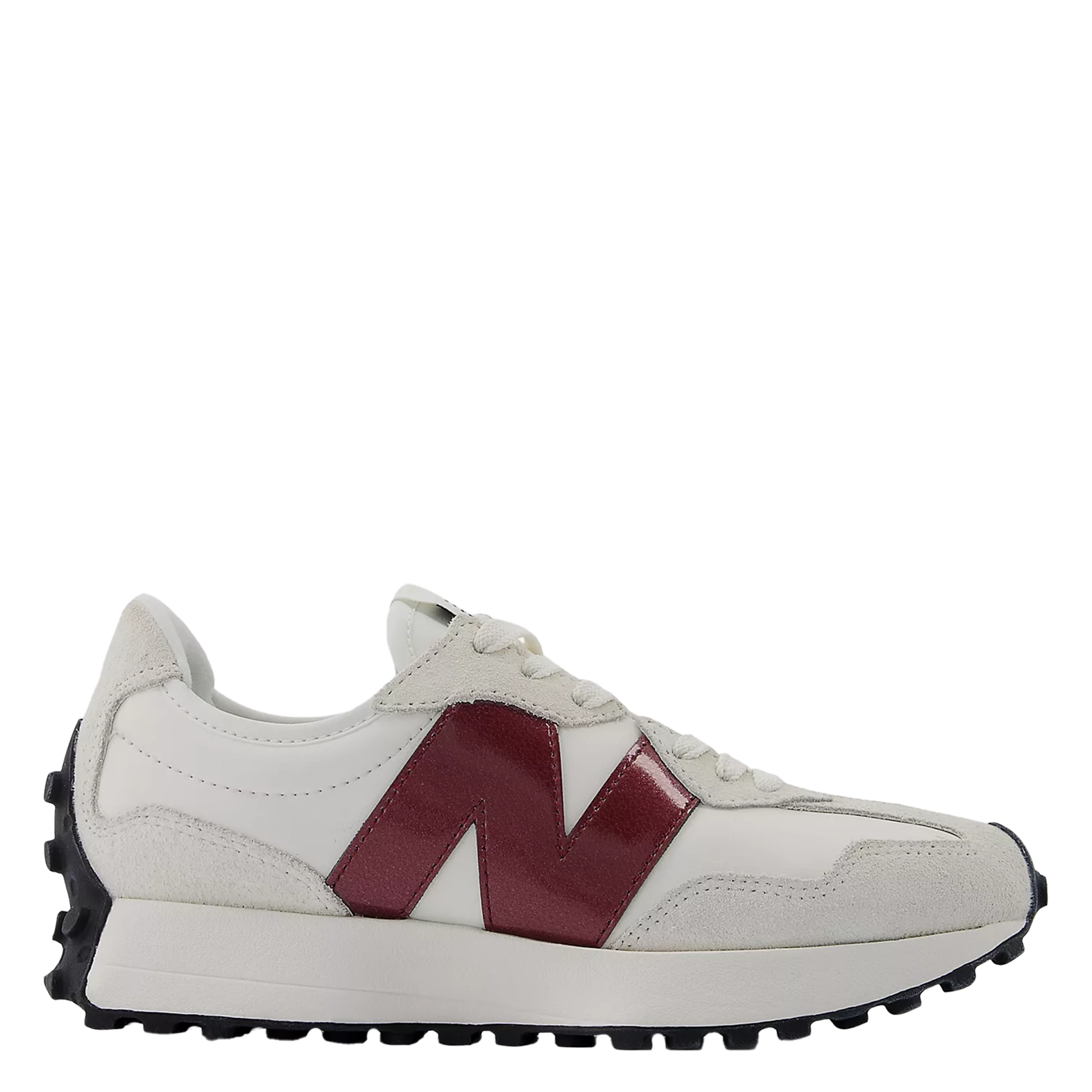 Low-top leather mix sneakers NEW BALANCE White