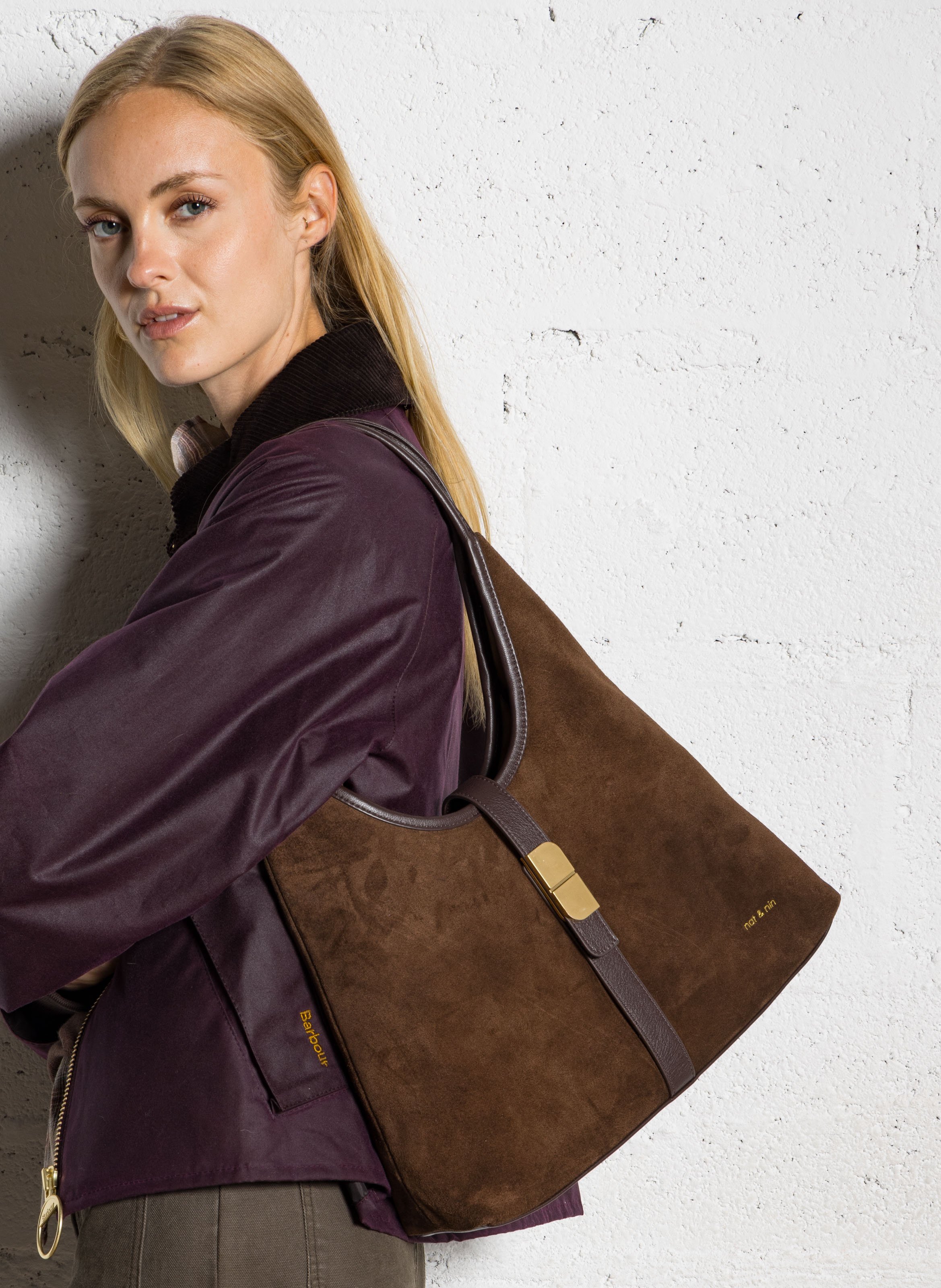 Capriccio - Hobo-Bag, aus Leder NAT & NIN Braun