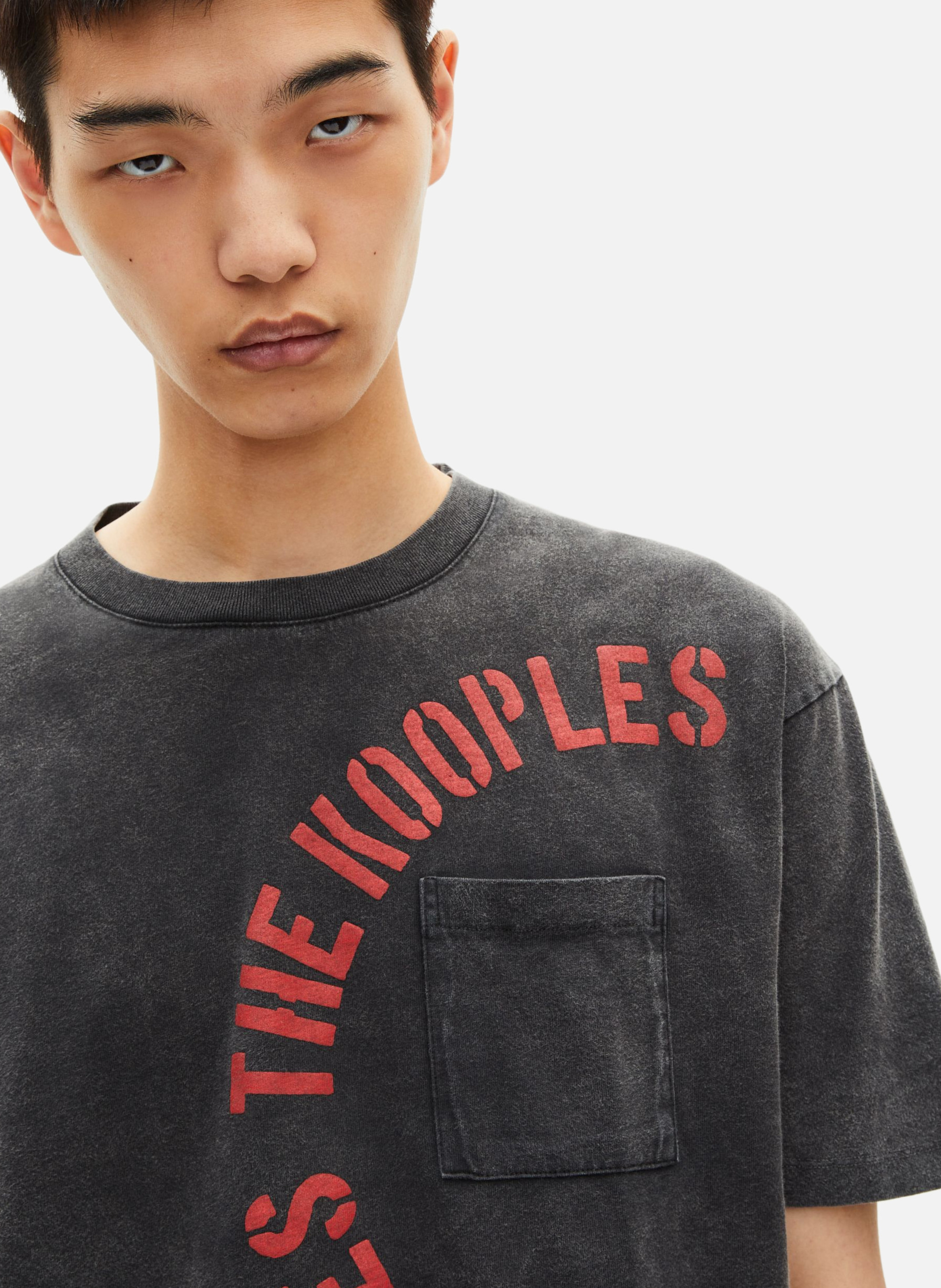 T-shirt with screen printing THE KOOPLES Black