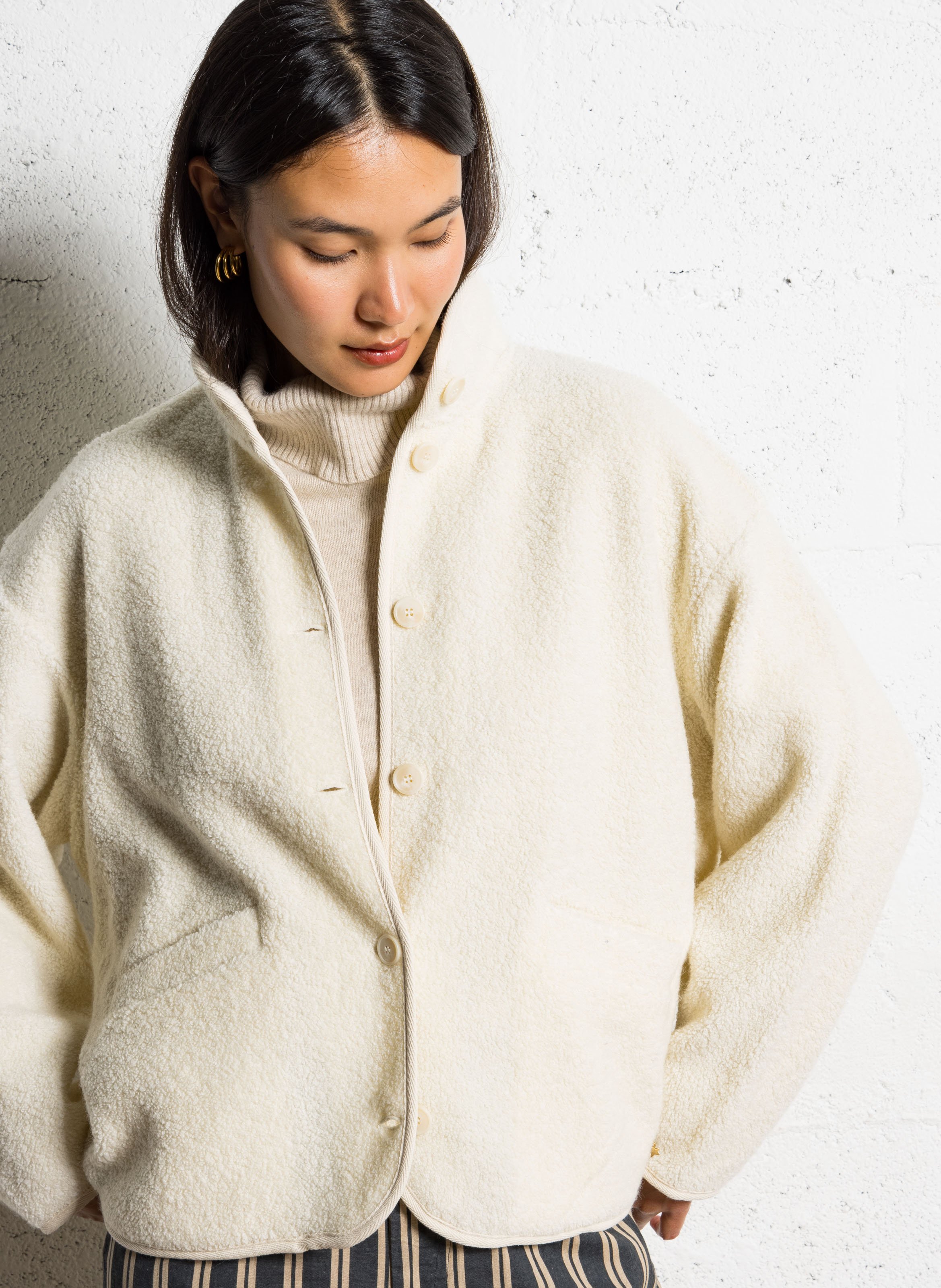 Oversized wool-blend jacket  DES PETITS HAUTS