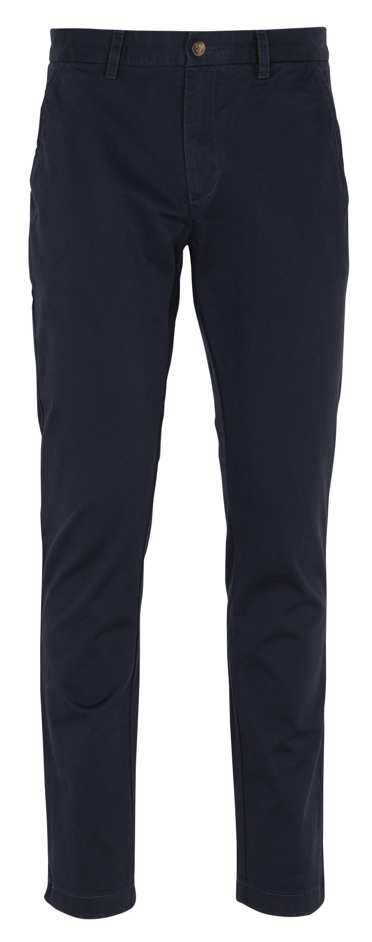 Straight cotton trousers GANT Blue