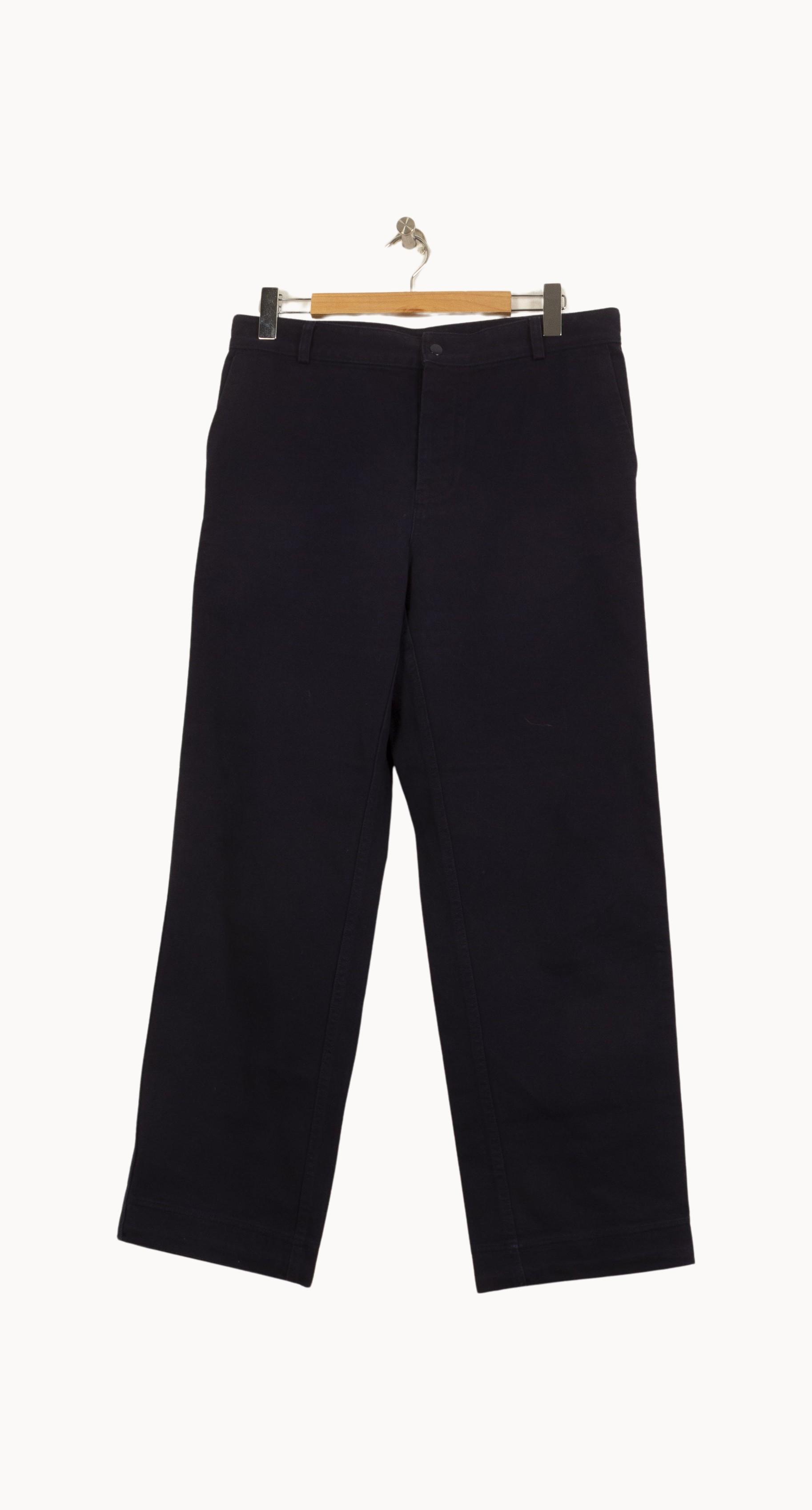 Cropped slim jeans with studs COMPTOIR DES COTONNIERS - Seconde main Blue