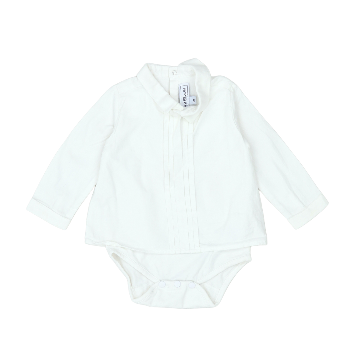 White baby bodysuit - 6 months TARTINE ET CHOCOLAT - seconde-main White