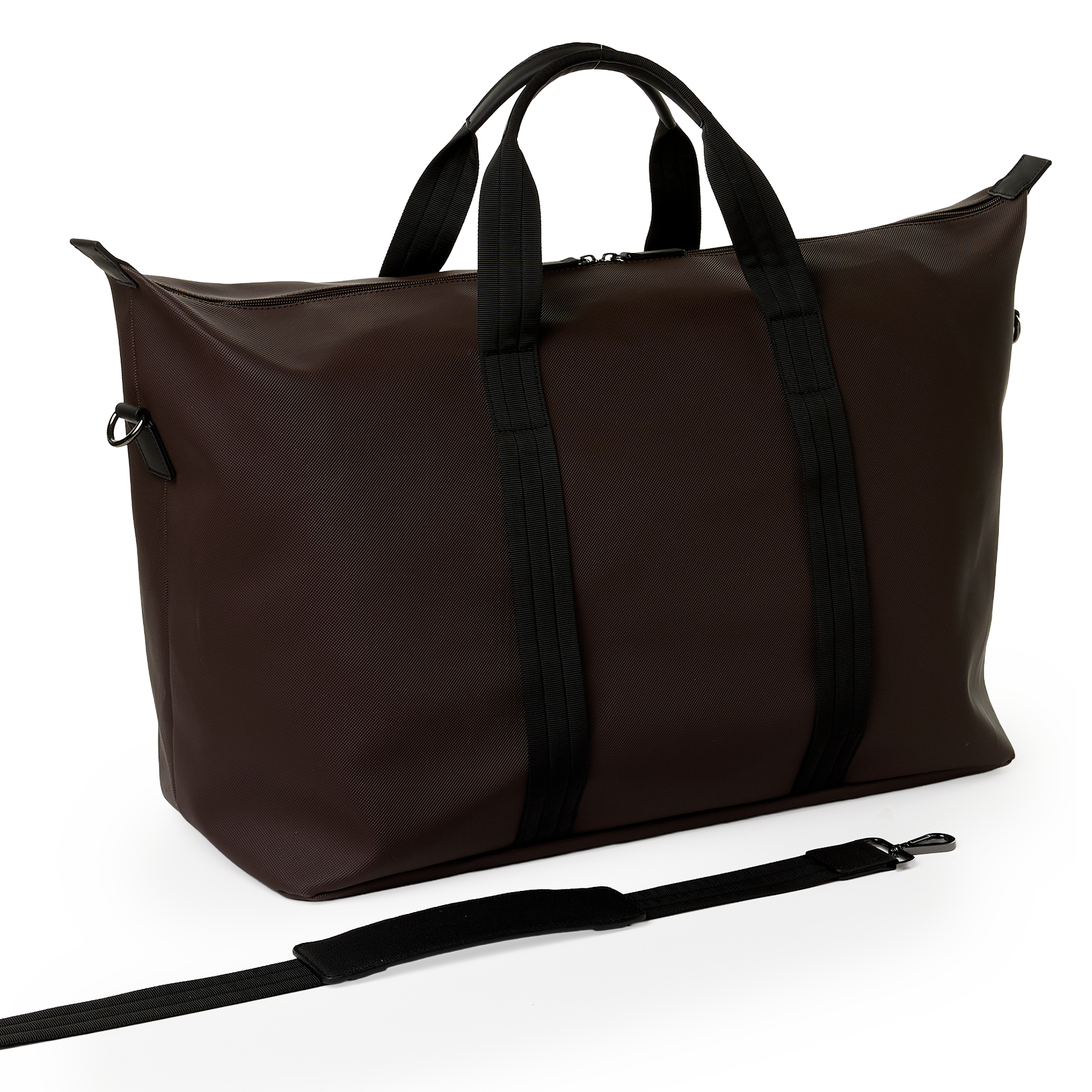 Reisetasche aus beschichtetem Canvas SAISON 1865 Braun