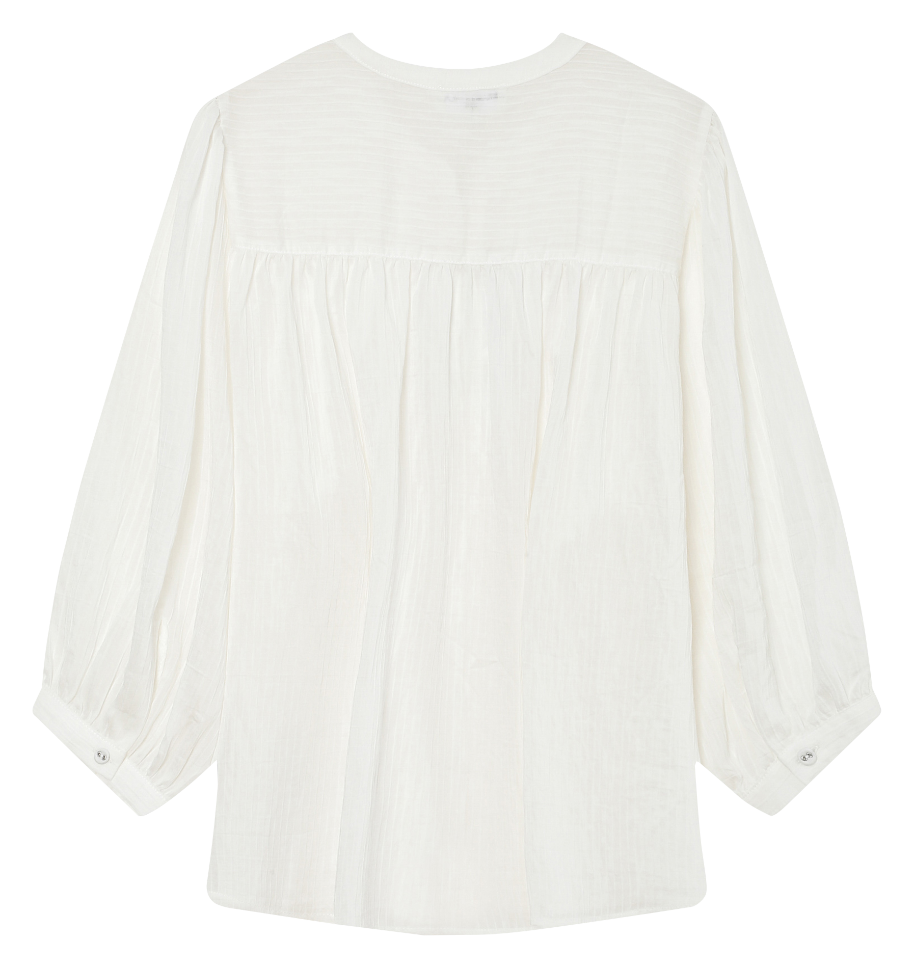Blouse with round collar GRACE ET MILA Beige