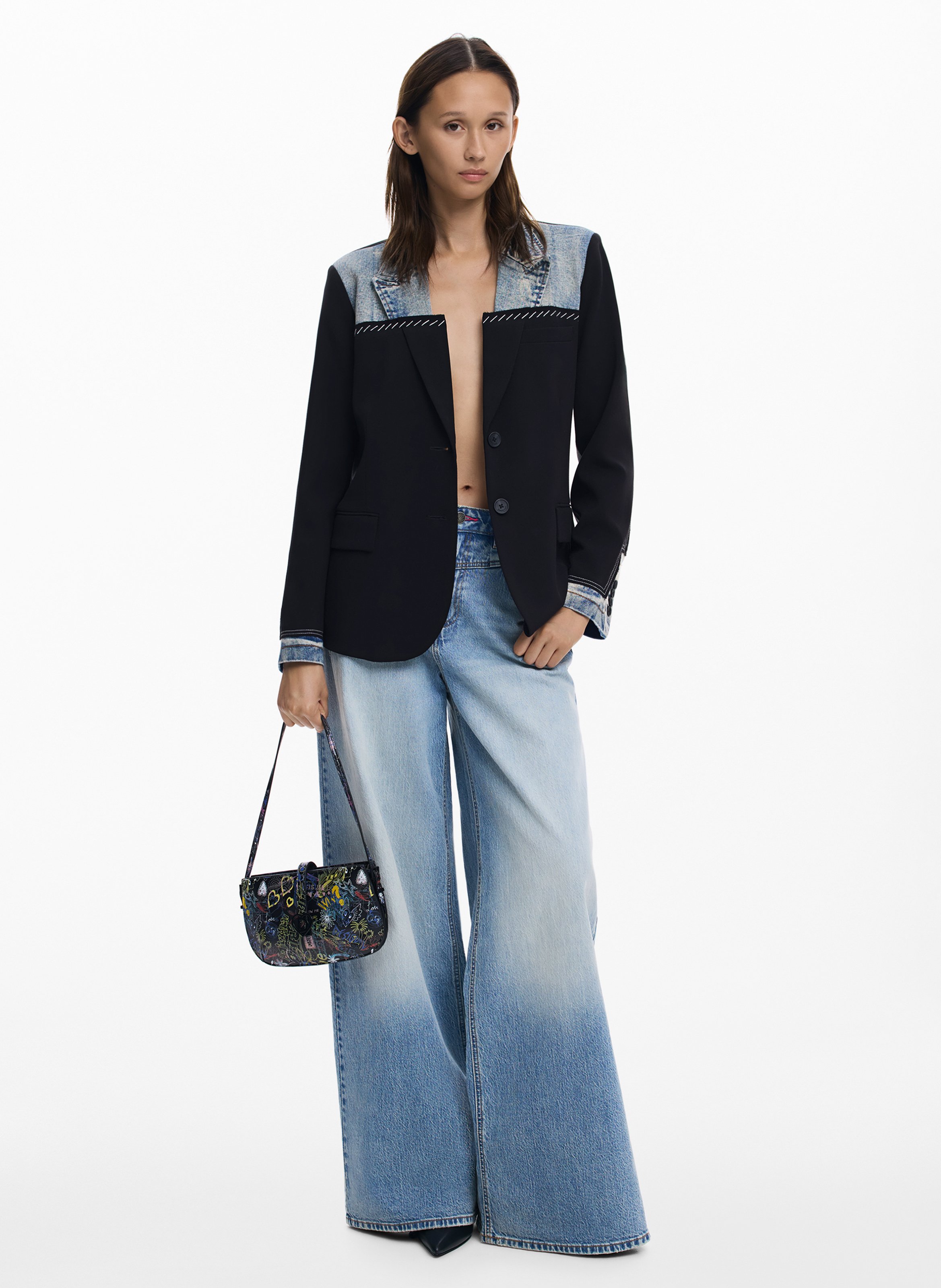 Blazer DESIGUAL Blauw