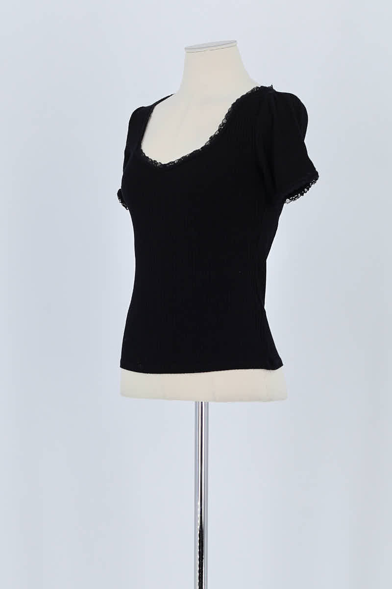 T-shirt ROUJE - Seconde Main Black