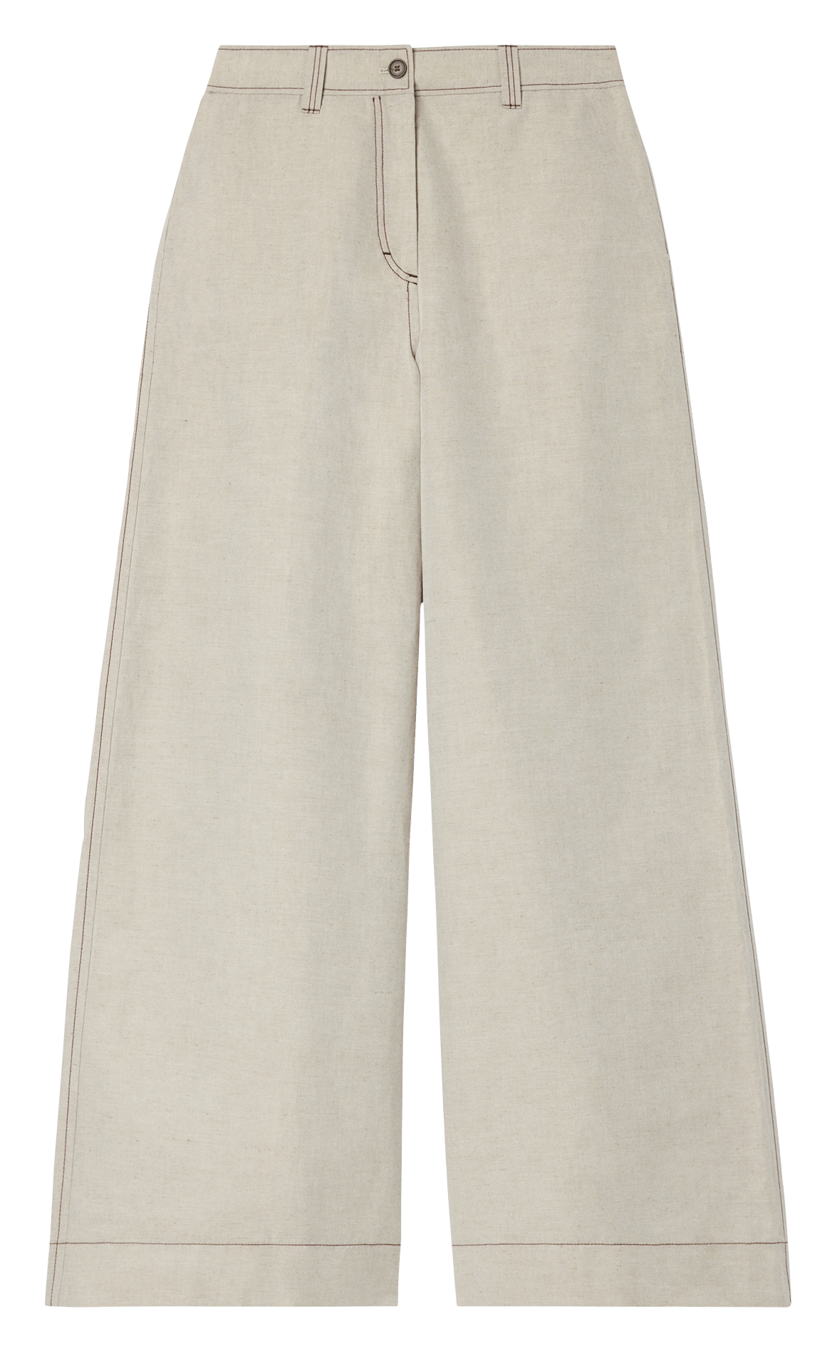 Jean large taille haute  FILIPPA K Beige