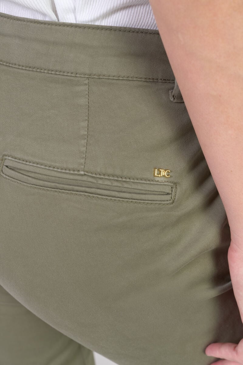 Chino pants LE TEMPS DES CERISES Khaki