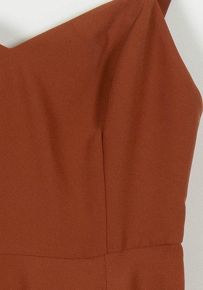 Long dress MAISON LEMOINE - Seconde main Brown