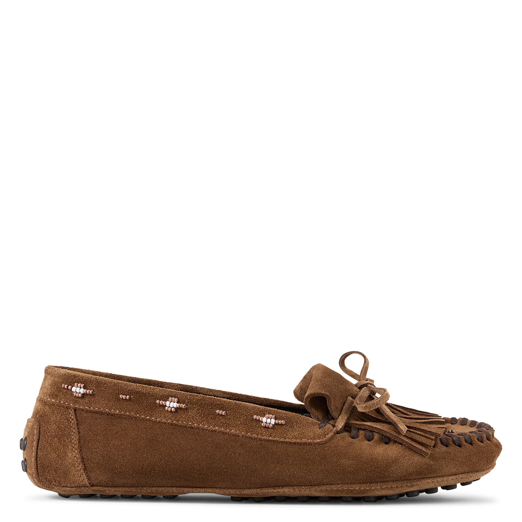 Mocassins en cuir BA&SH Marron