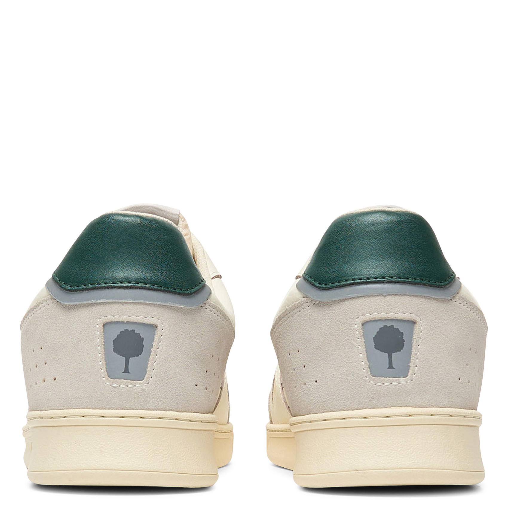 Lage, leren sneakers FAGUO Wit