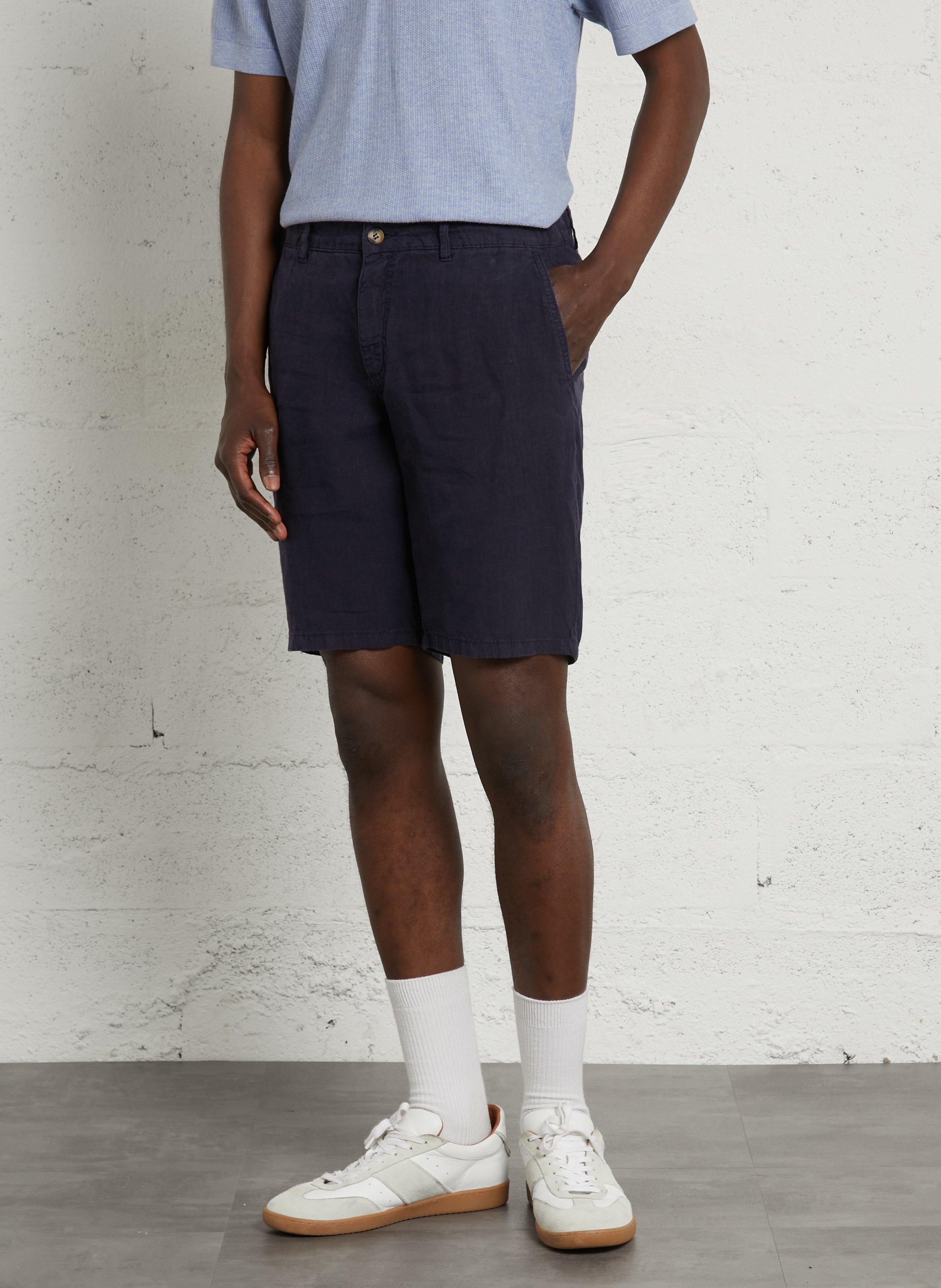 Recht, linnen short CHEVIGNON