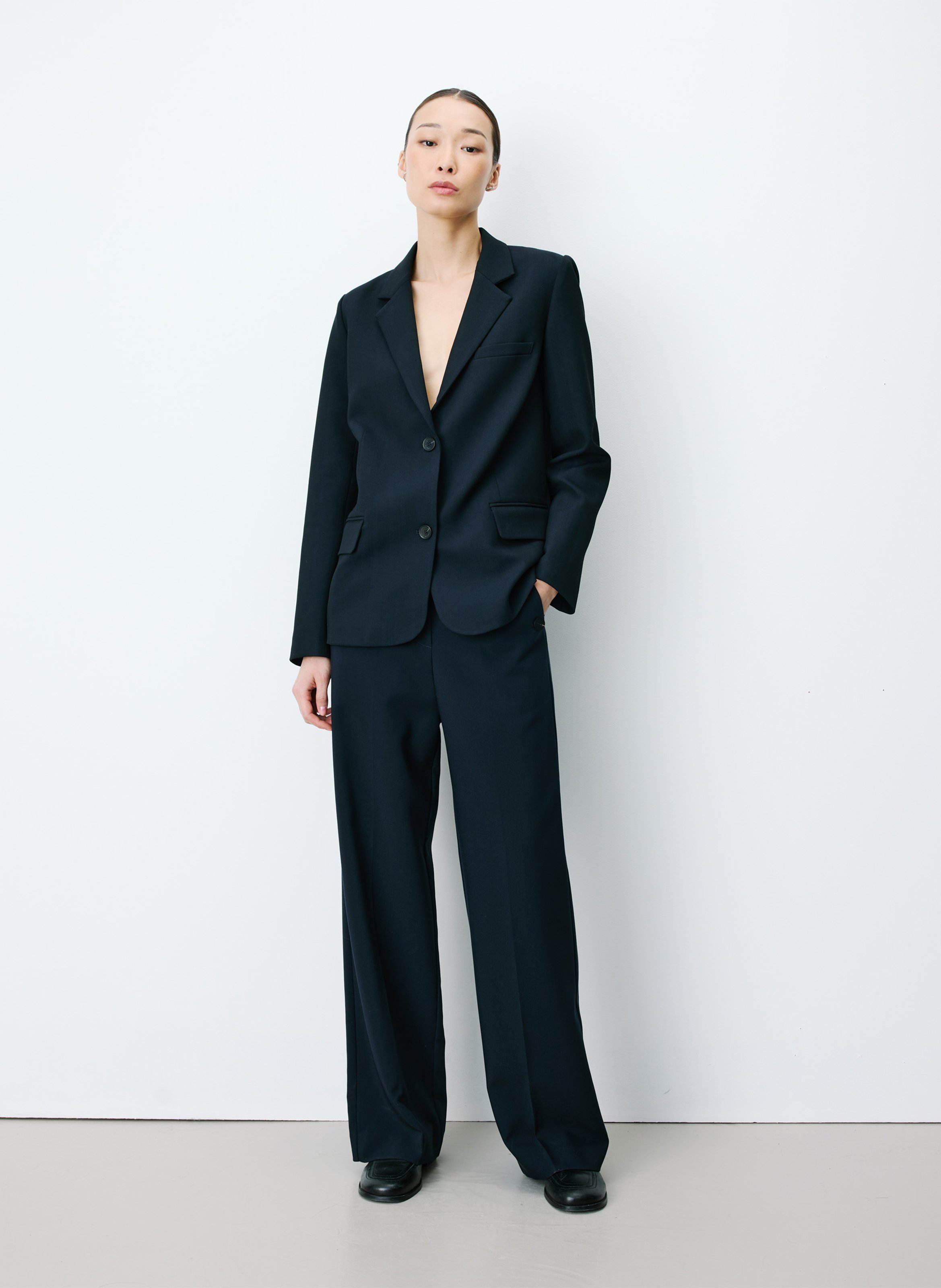 Straight suit jacket GRACE ET MILA Blue