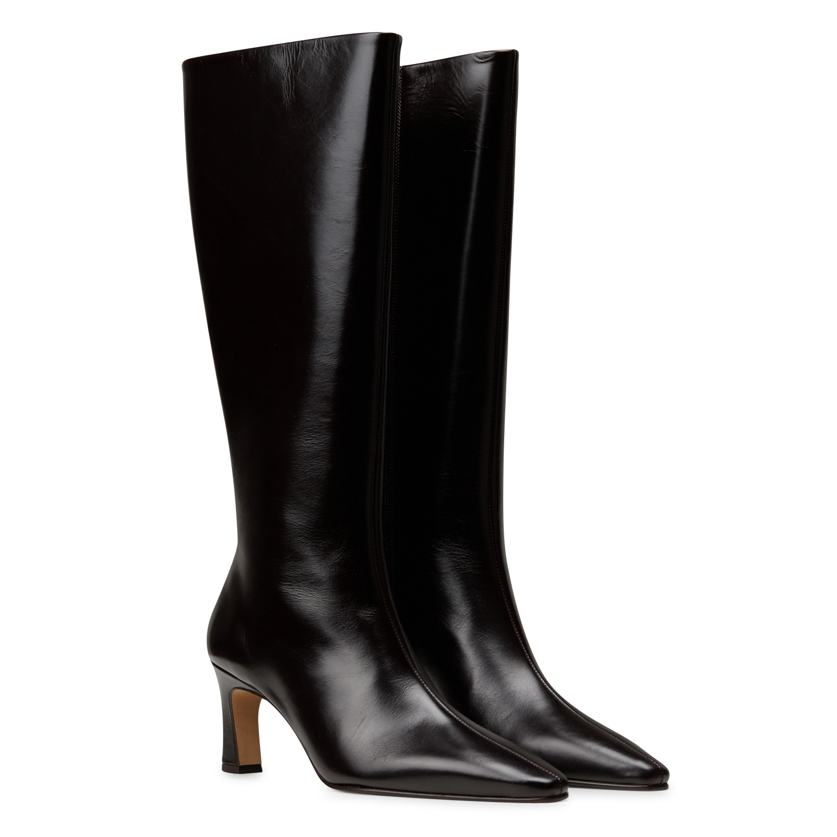 Leather boots BOBBIES Brown