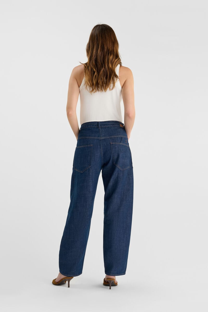 Loose-fit zip jeans LE TEMPS DES CERISES Blue