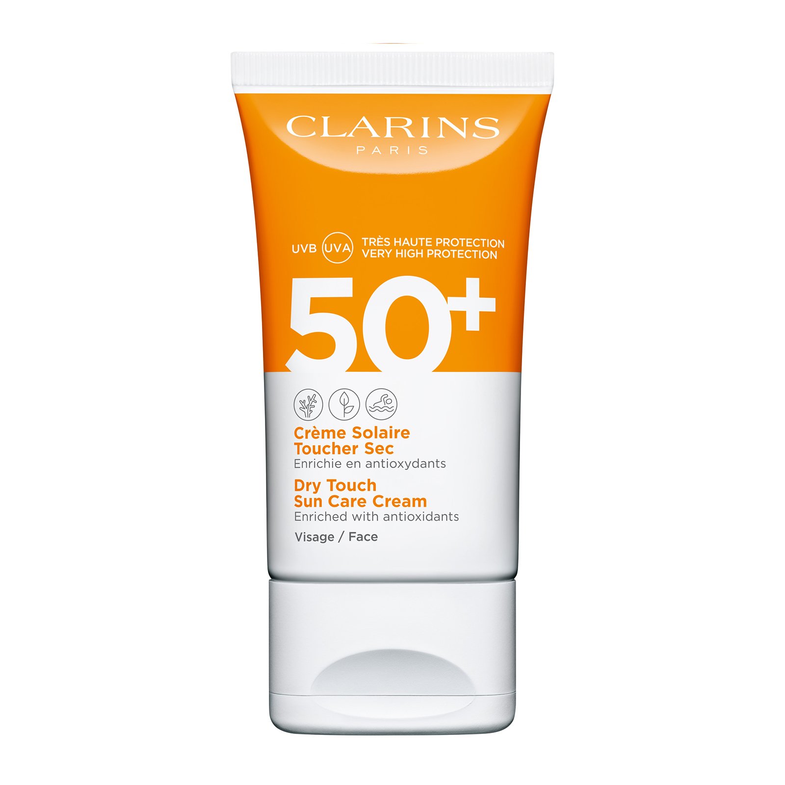 Zonnecrème Droog gevoel - Gezicht UVA/UVB 50+ CLARINS No color