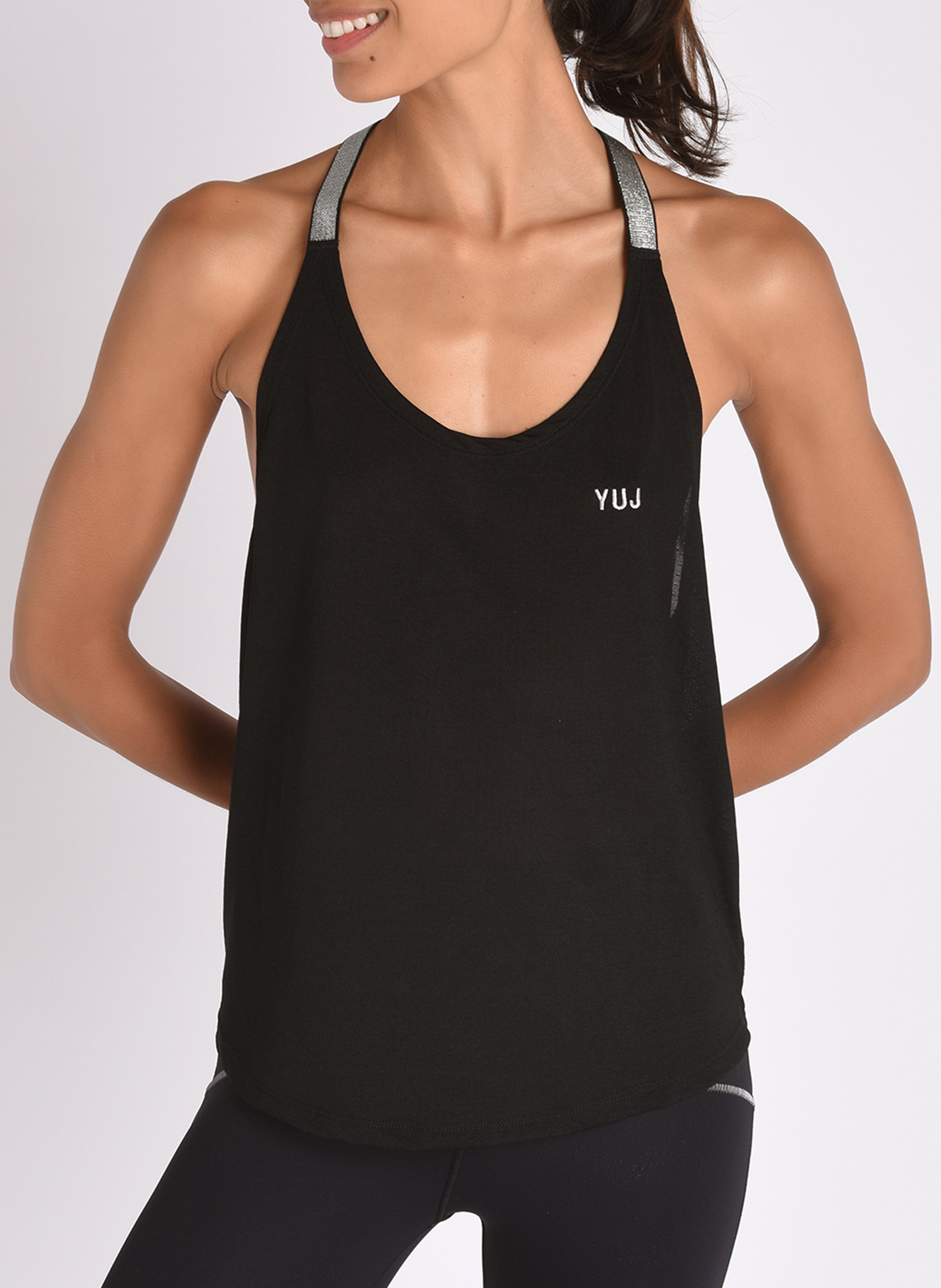 Débardeur de sport YUJ YOGA PARIS Noir