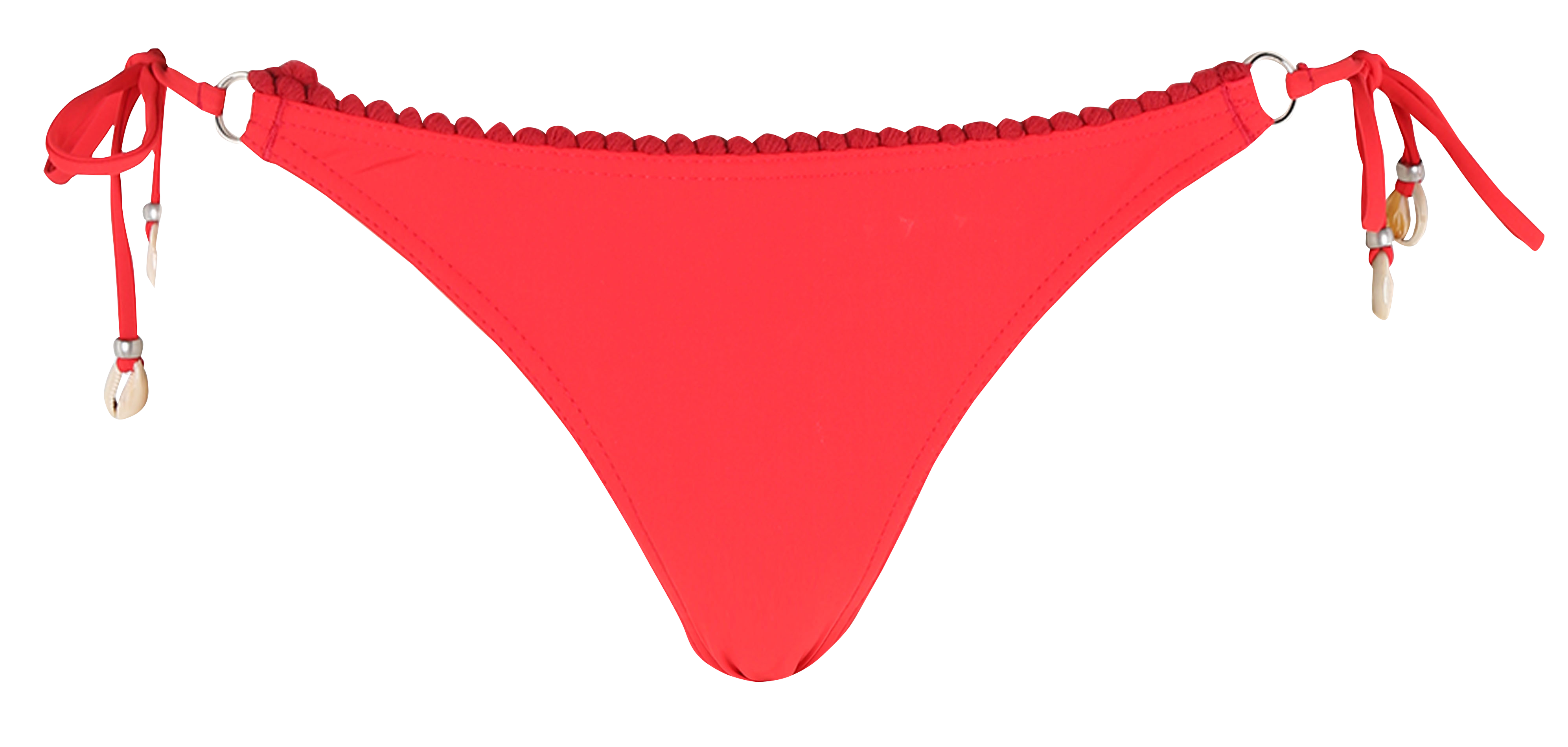 Hoog Opgesneden Bikinibroekje Rouge Banana Moon - Dames - DREA  SPRING-X2319-ROUGE | Place des Tendances - Nederland